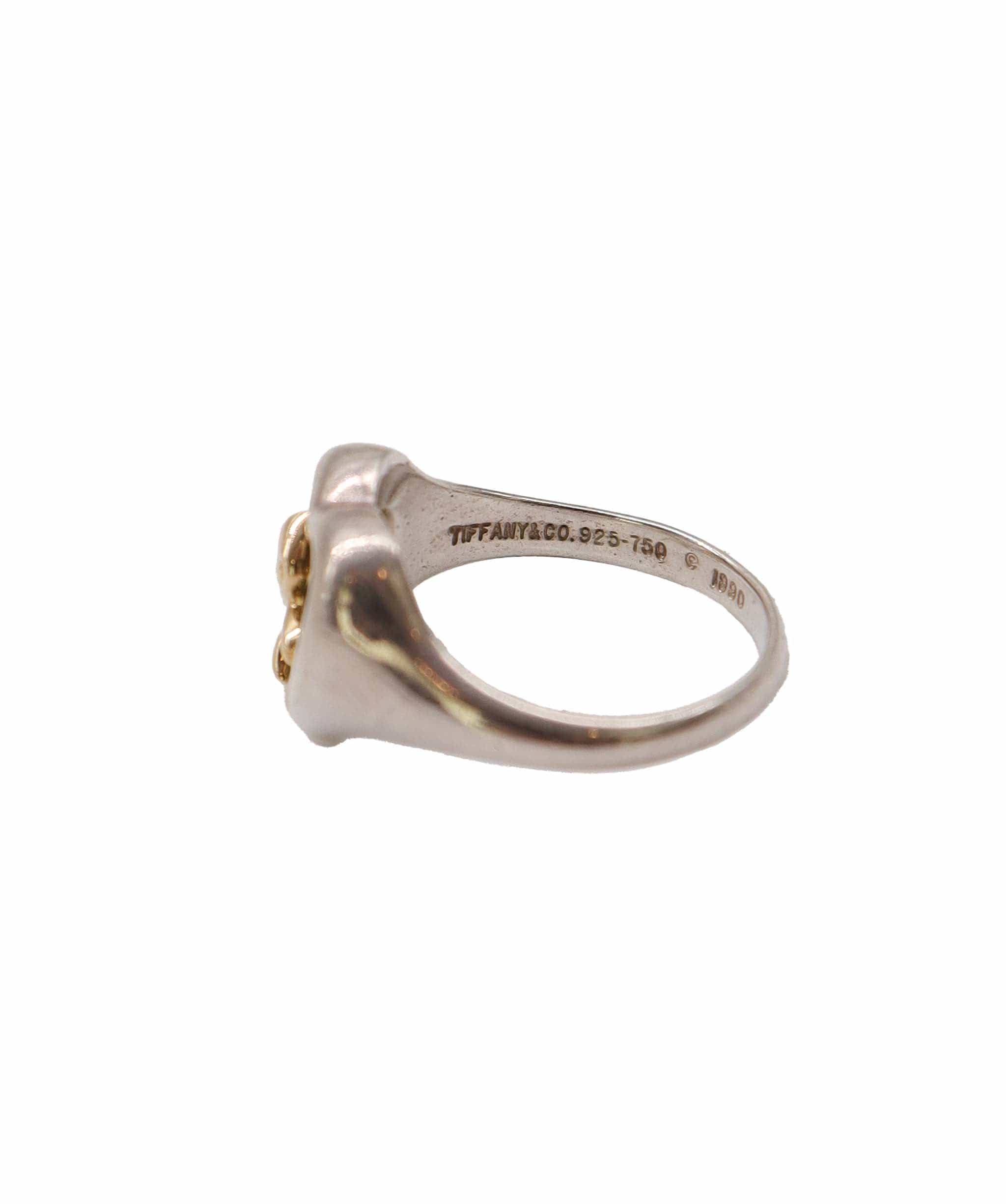 Tiffany & Co. Tiffany & Co. Heart Ribbon Ring Silver & Gold 925 / 18K 109554