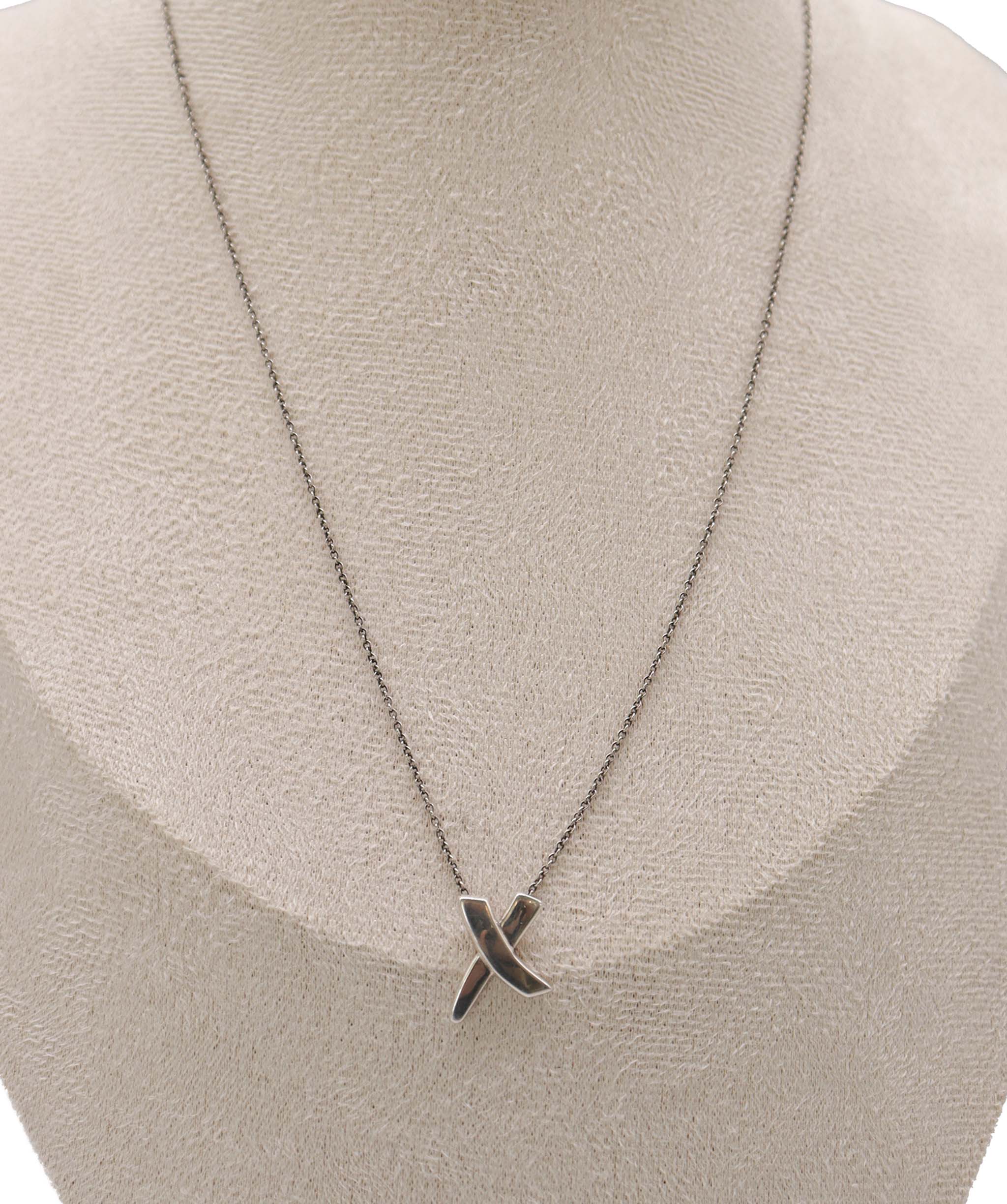 Tiffany & Co. Tiffany & Co. Kiss Necklace Sterling Silver 925 109541