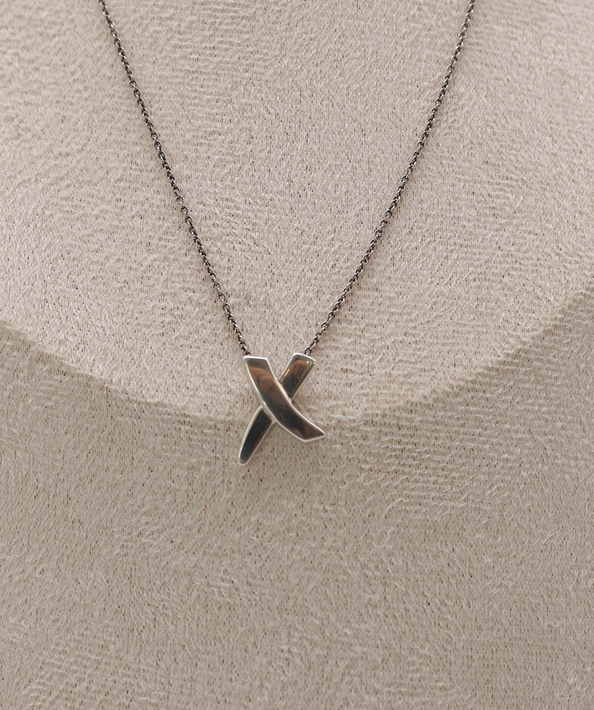 Tiffany & Co. Tiffany & Co. Kiss Necklace Sterling Silver 925 109541