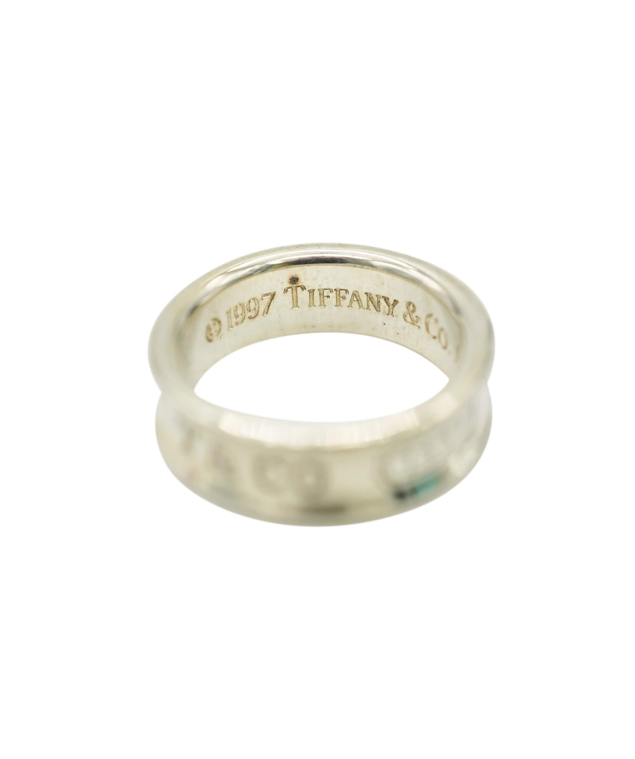 Tiffany & Co. TIFFANY&Co. Ring Ag925 Silver Auth am6630 DBXS1686