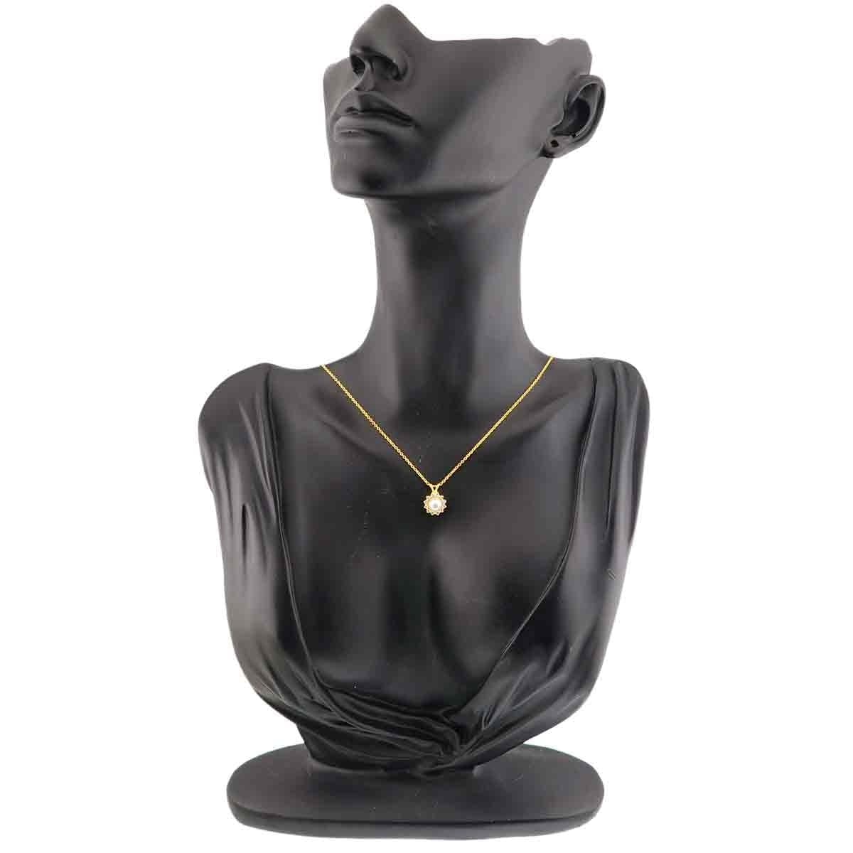 TIFFANY Co. TIFFANY Co. Akoya pearl 5.5mm Diamond Necklace 18K YG 750 90310879