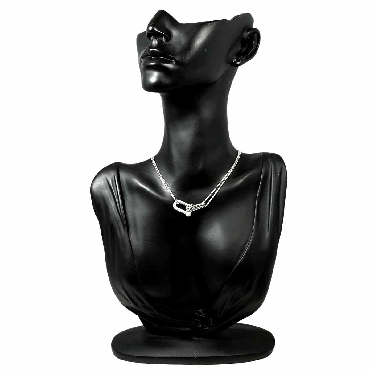 TIFFANY Co. TIFFANY Co. Hardware Diamond 0.74ct Necklace 18K White Gold 750 90292721