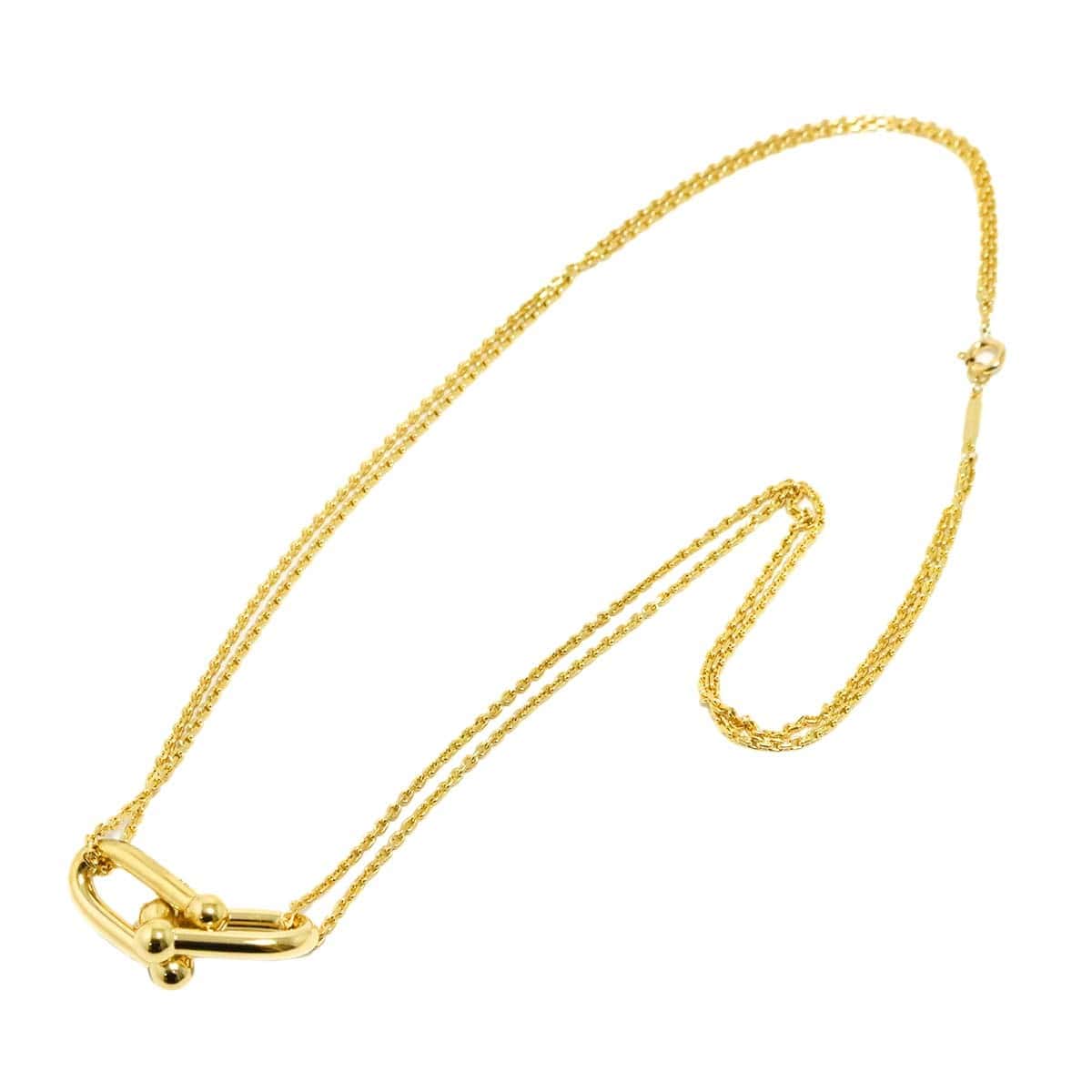 TIFFANY Co. TIFFANY Co. Hardware Double Link Large Necklace 18K Yellow Gold 750 90308893