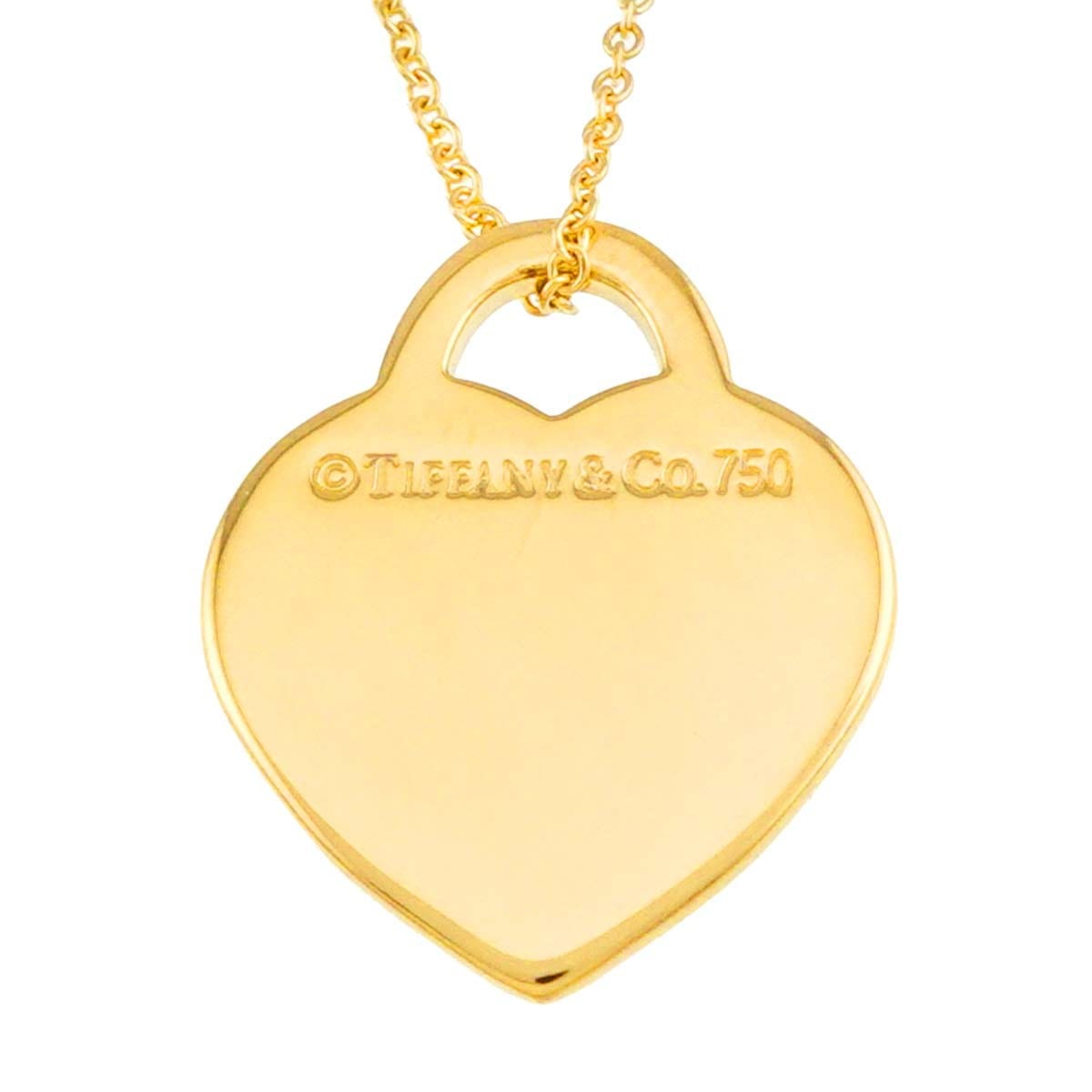 TIFFANY Co. TIFFANY Co. Return to Heart Necklace 18K Yellow Gold 750 90313705