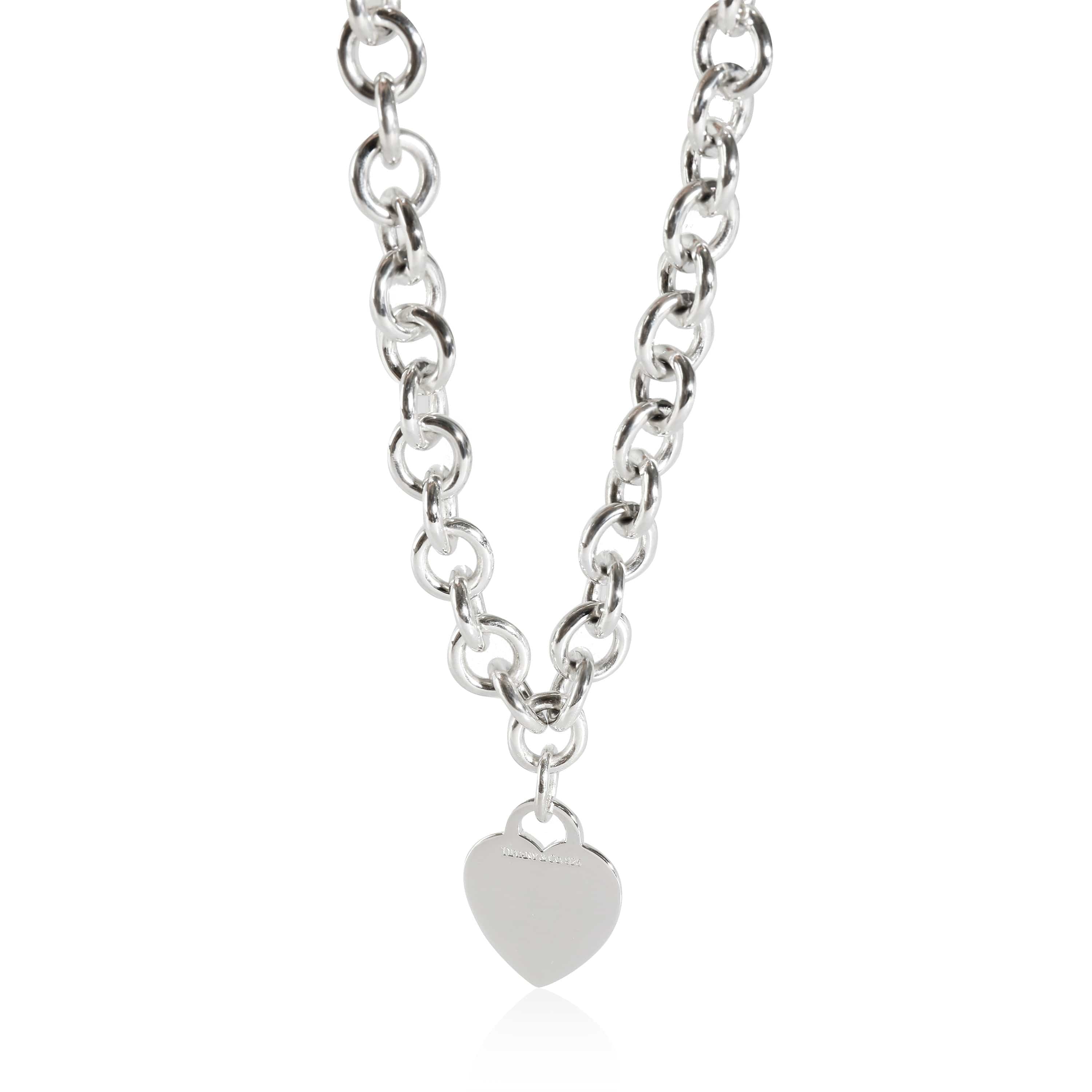 Tiffany & Co. Heart Tag Necklace in Sterling Silver