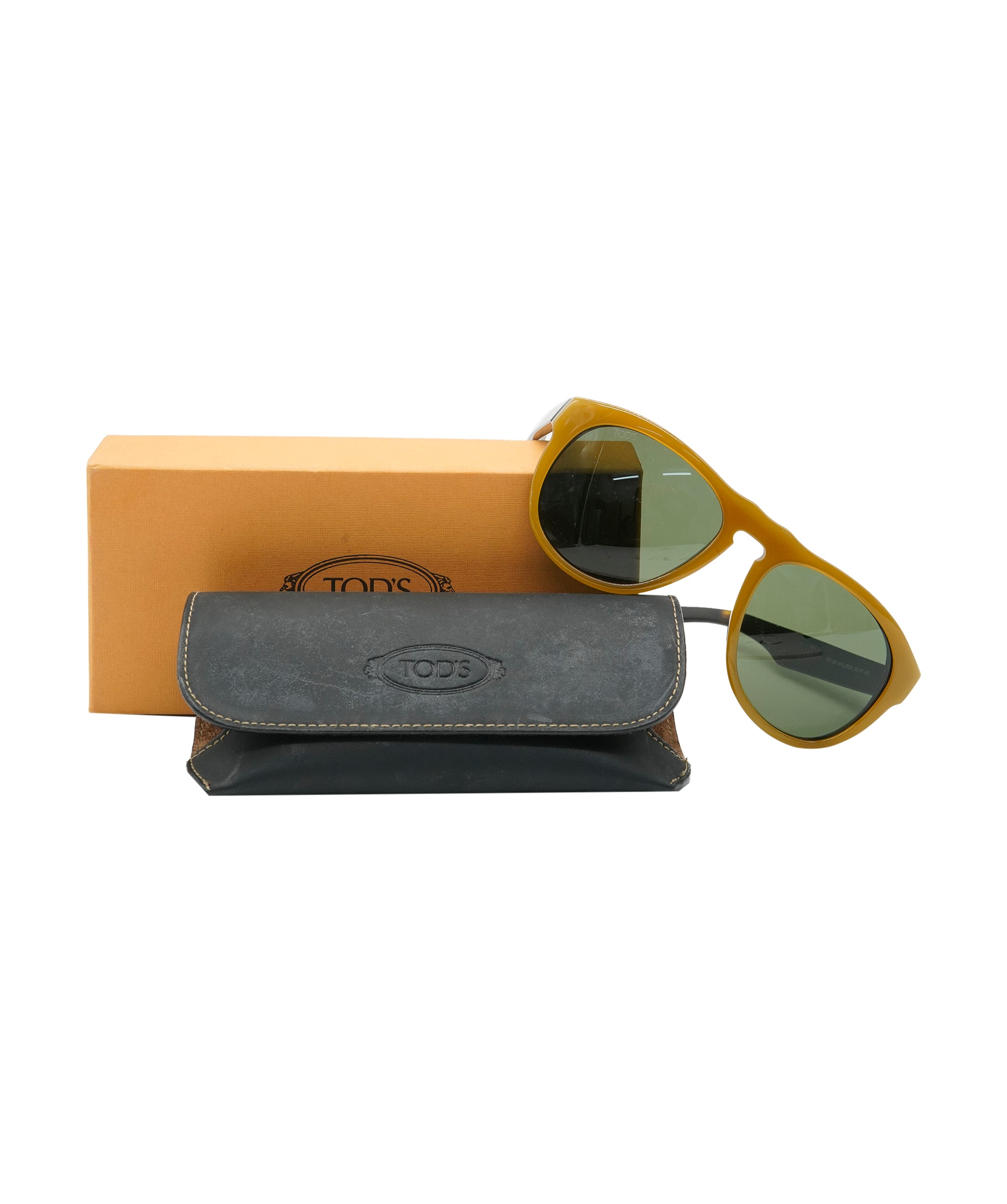 Tod's Tod's Sunglasses in Mustard and Tortoiseshell AKC0099