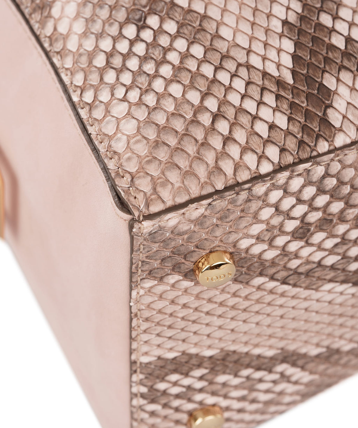 Todds Todds D-styling Mini Baulettto Python Bag ALC4348