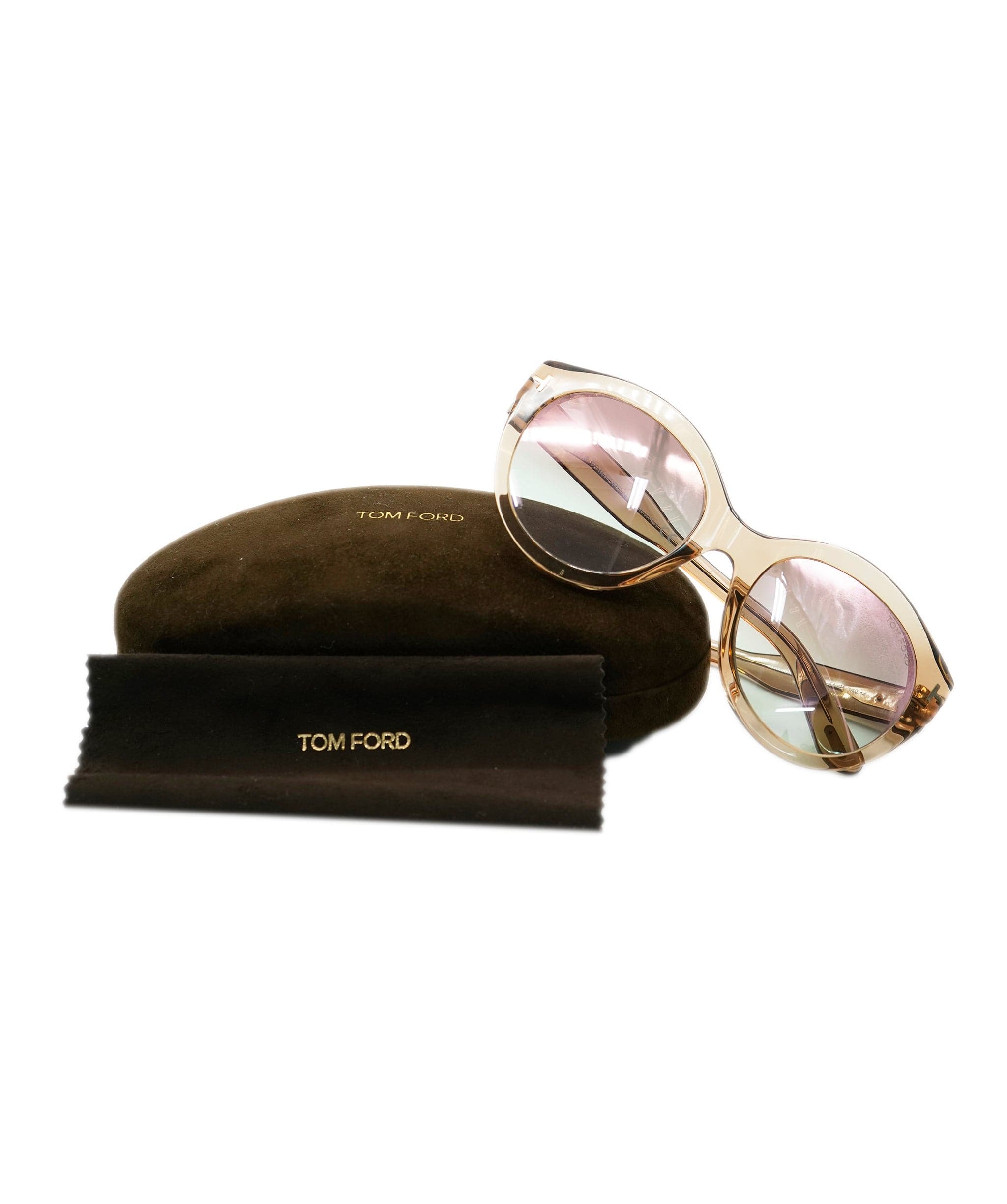 Tom Ford Tom ford pink & brown tint sunglasses - AJC0905