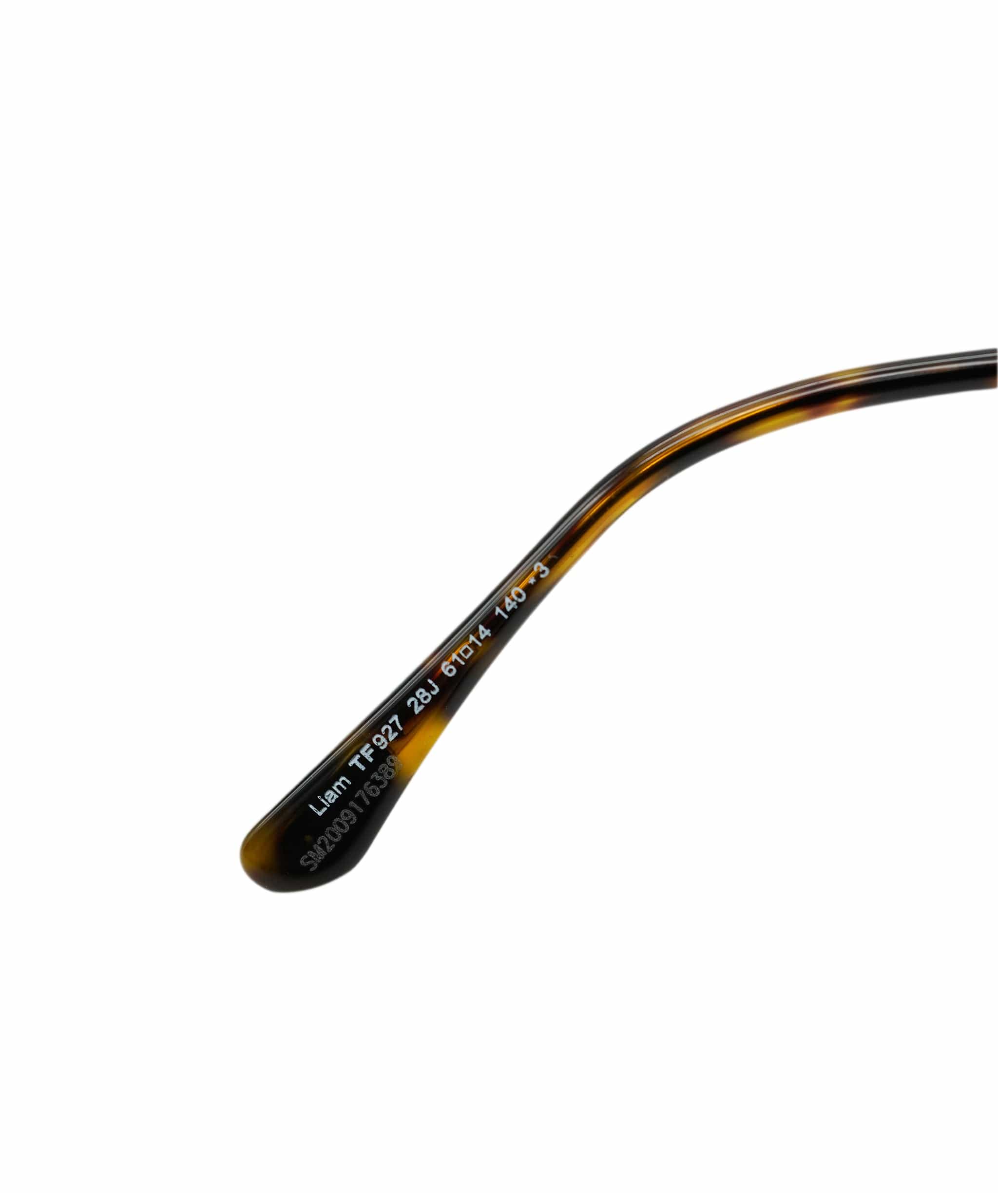 Tom Ford Tom Ford Sunglasses Liam Gold Brown Square Navigator Pilot FT0927 TF 927 28J ANL0006