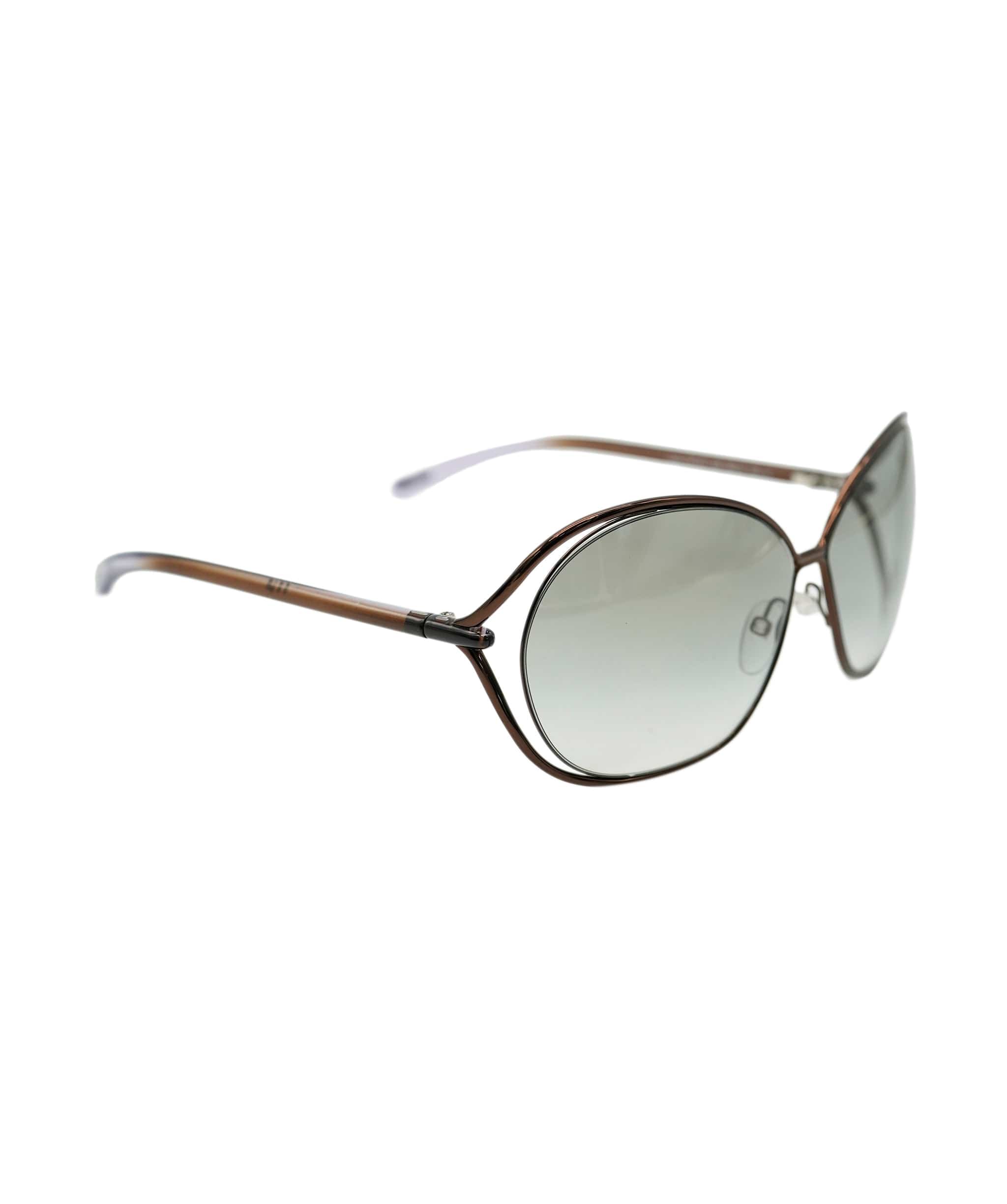 Tom Ford Tom Ford Womens Sunglasses Shiny Bronze Brown Carla TF157 48F ANL0010