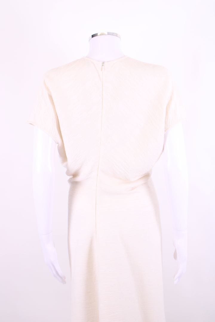 Toteme Toteme S/S Slouch Waist Crinkle Dress Cream 10