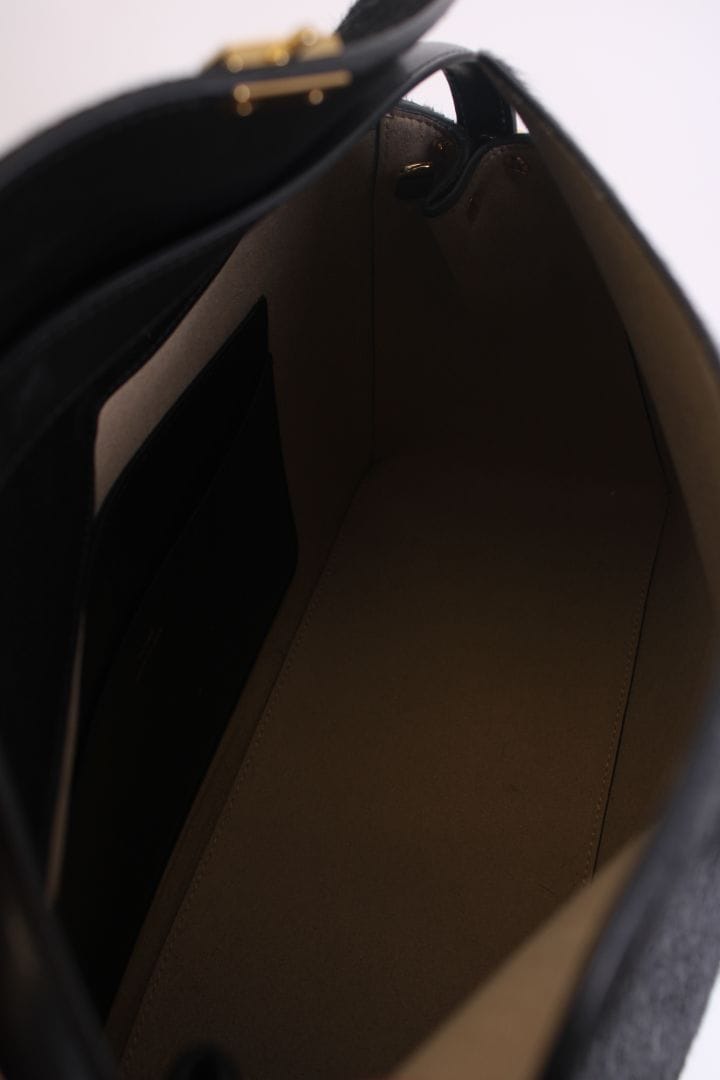 Toteme Toteme T Lock Pony Hair Bag Black
