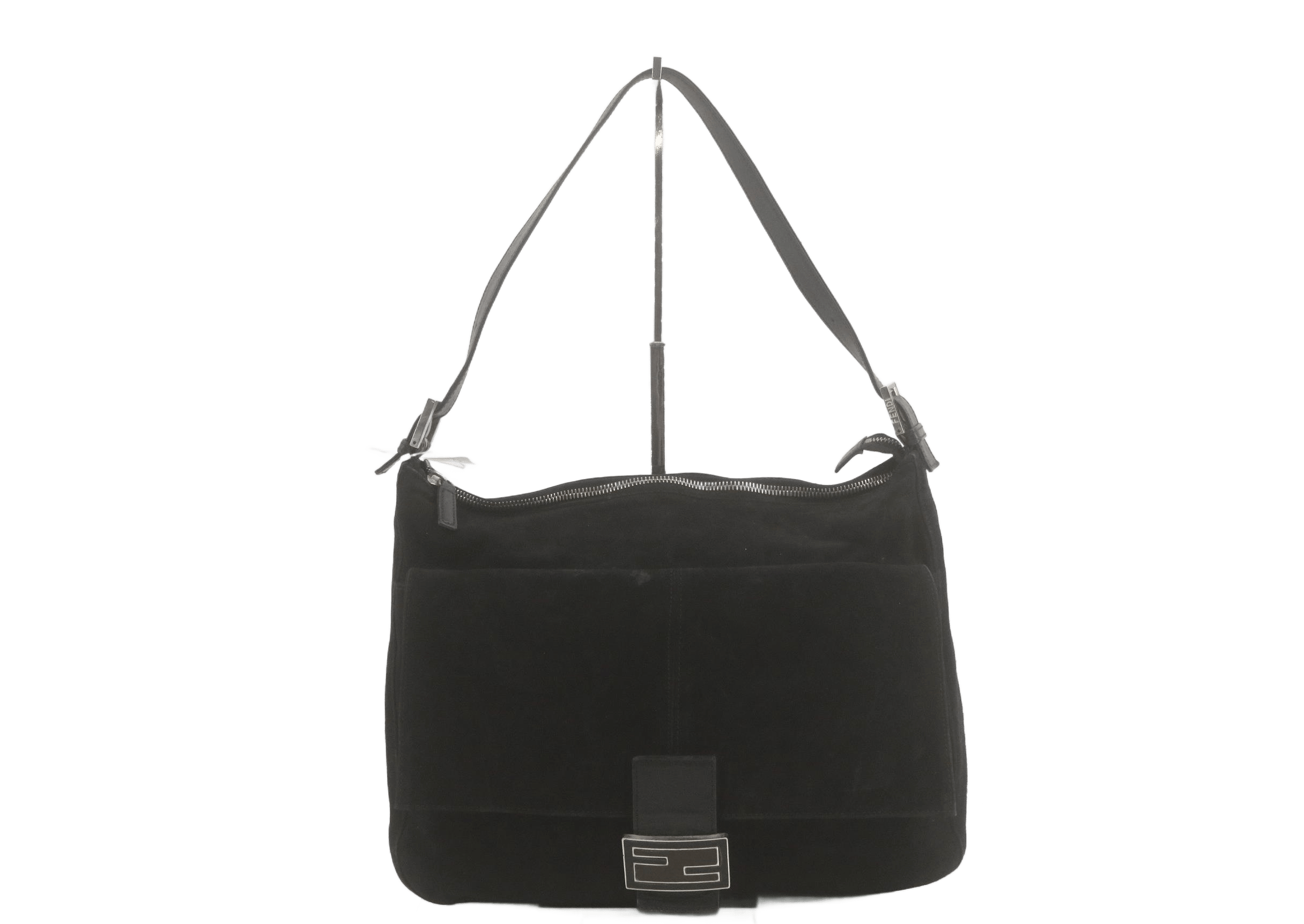 Fendi BAGUETTE SUEDE Suede Black Large with Zip Detail
2moef4sf48q