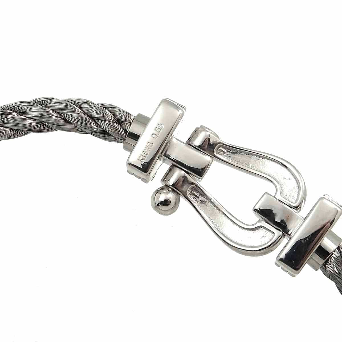 Unbranded Diamond 0.58 Bracelet 18K K18 WG White Gold 750 90292641