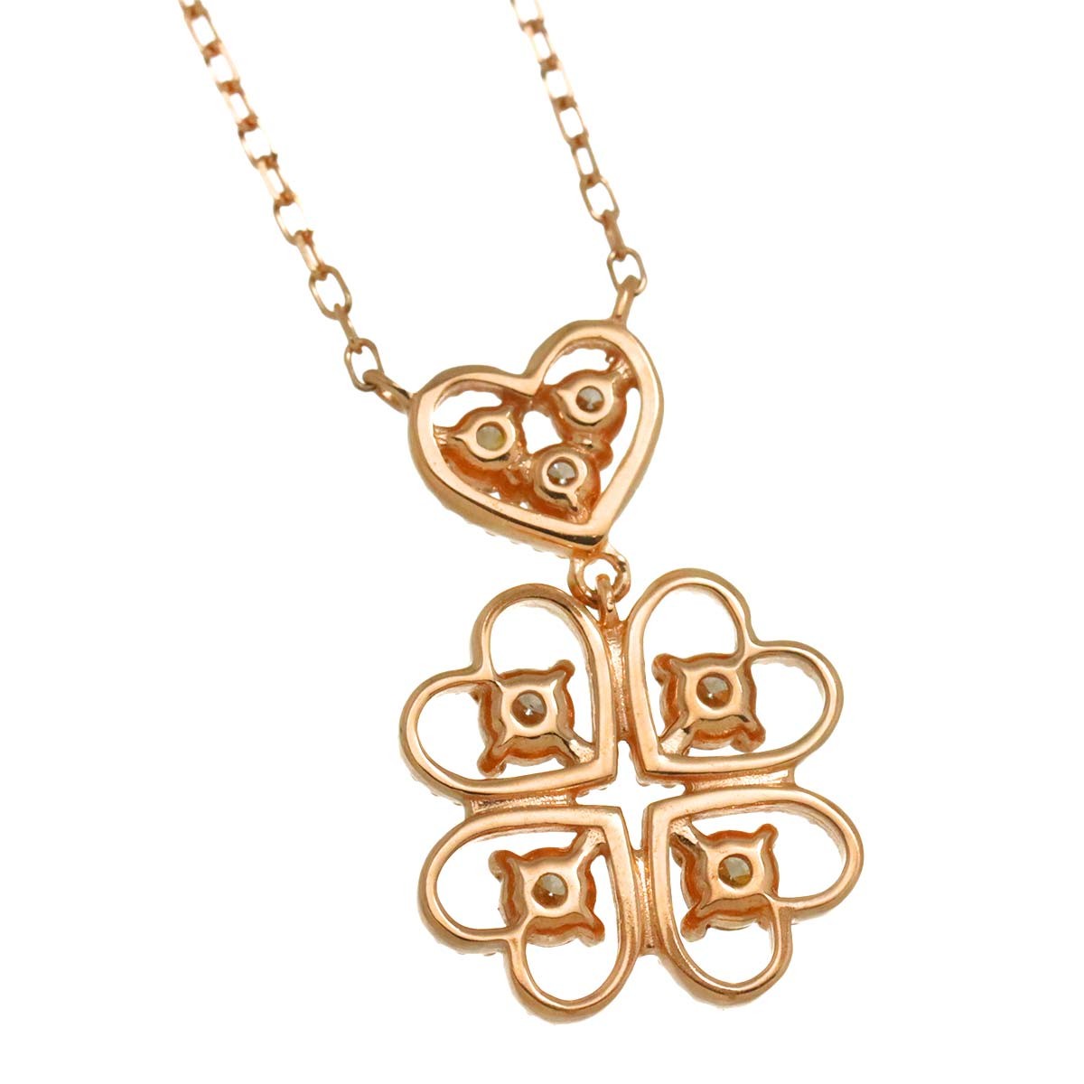 Unbranded Diamond 0.29ct Necklace 10K Pink Gold 416 90300655