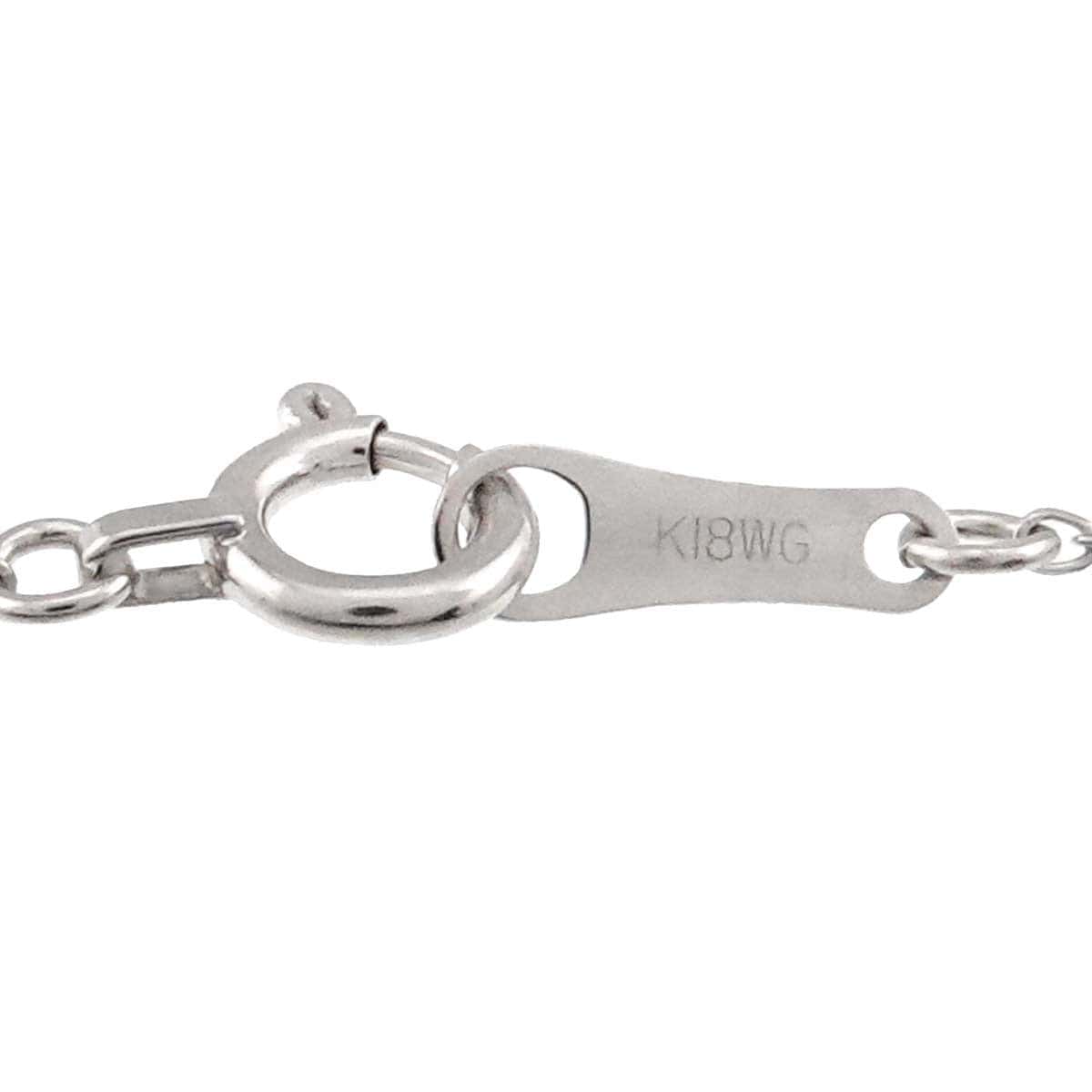 Unbranded Diamond 0.50ct Necklace 18K WG White Gold 750 90300439