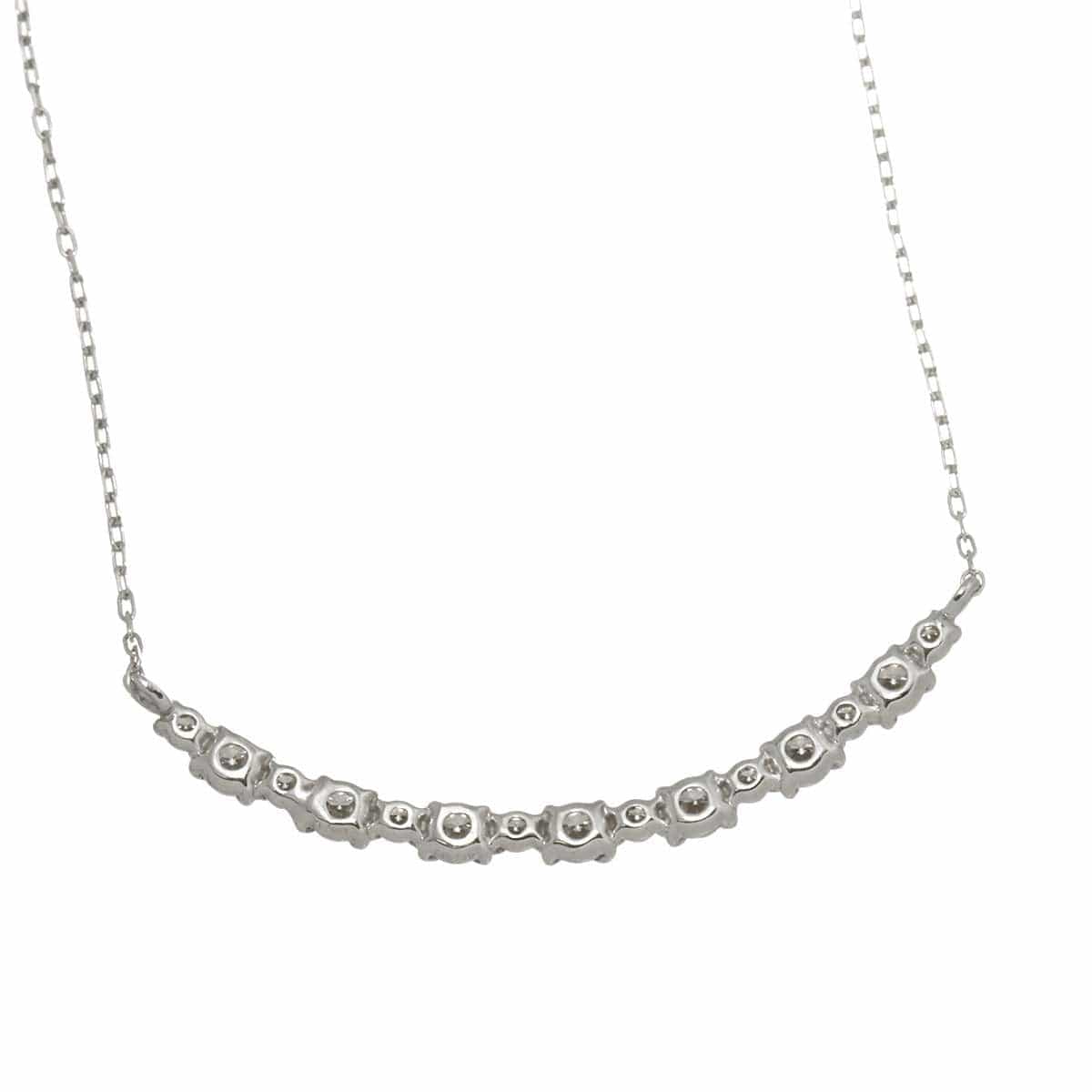 Unbranded Diamond 0.50ct Necklace 18K WG White Gold 750 90300439