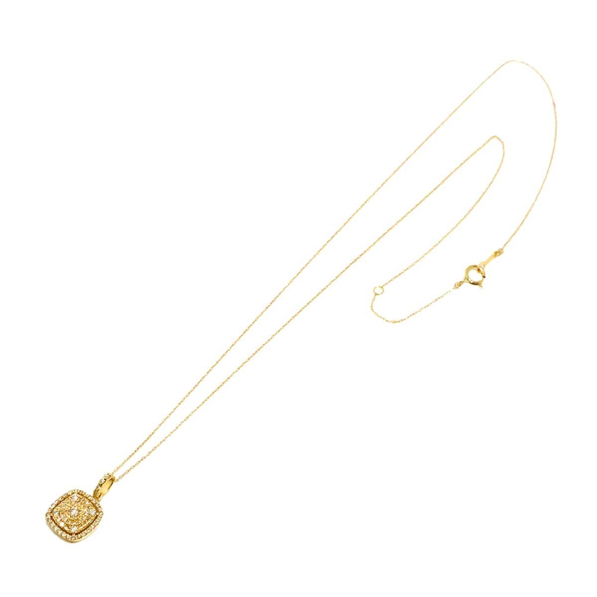 Unbranded Diamond 0.40ct Necklace 18K YG Yellow Gold 750 90312901