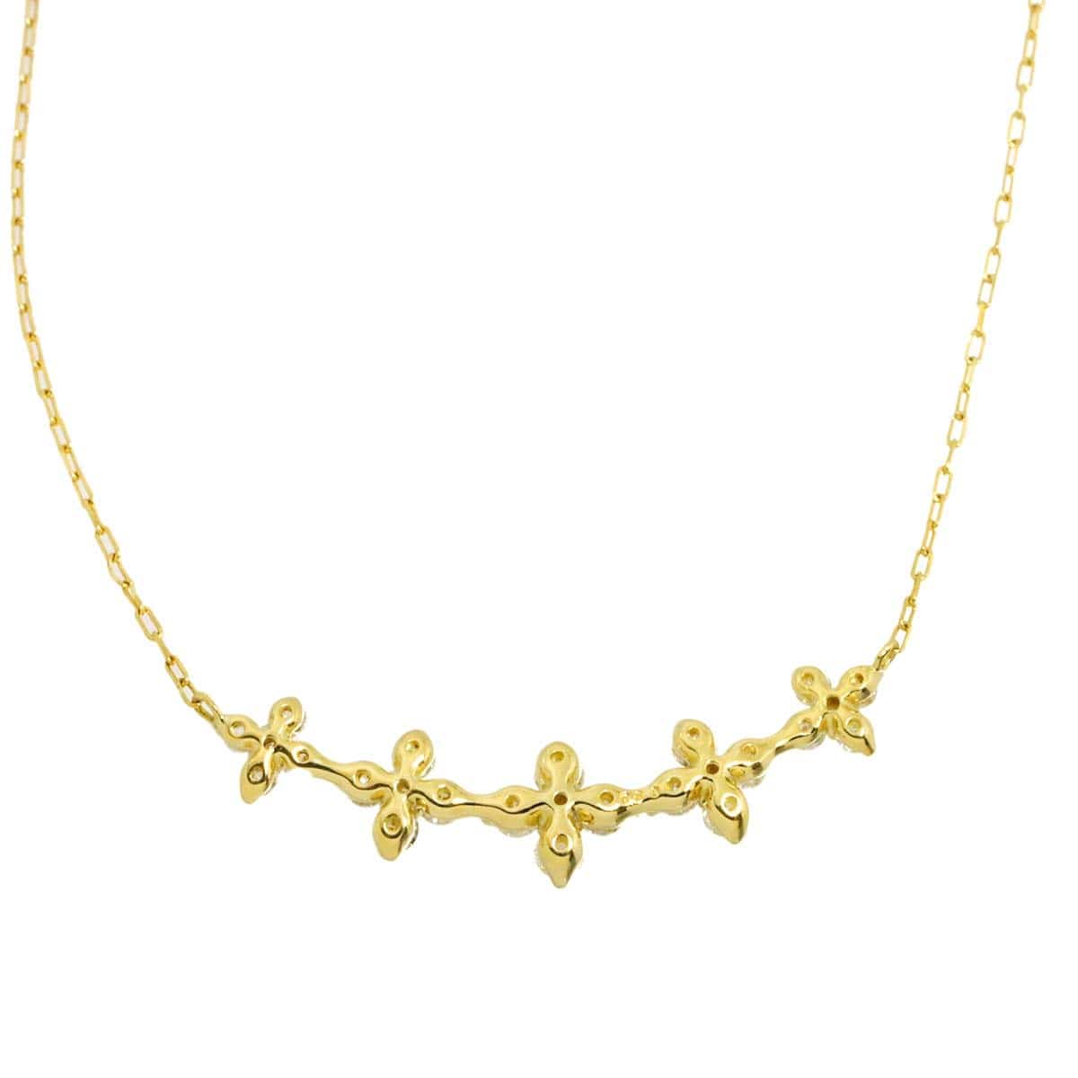 Unbranded Diamond 0.50ct Necklace 18K YG Yellow Gold 750 90312531