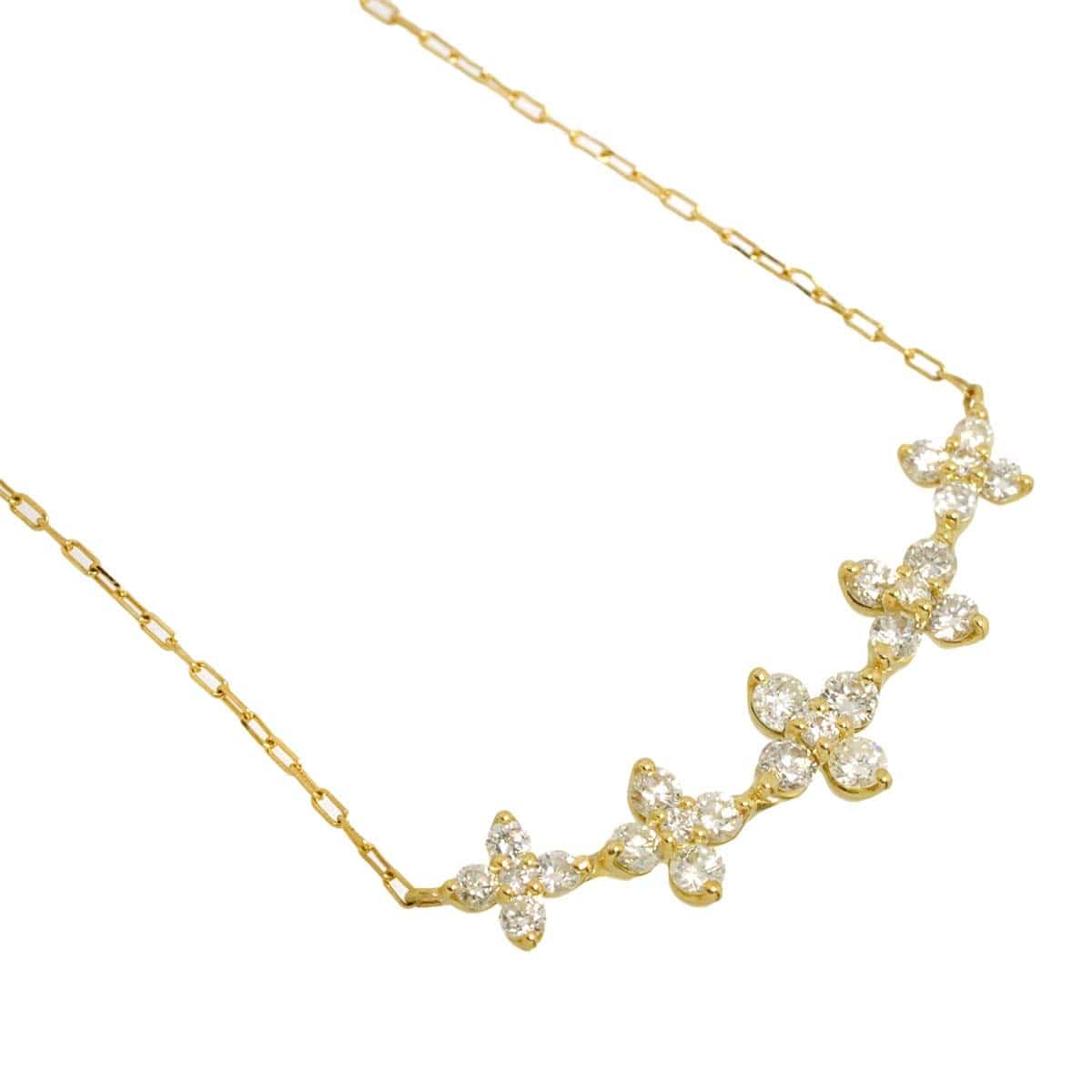 Unbranded Diamond 0.50ct Necklace 18K YG Yellow Gold 750 90312531