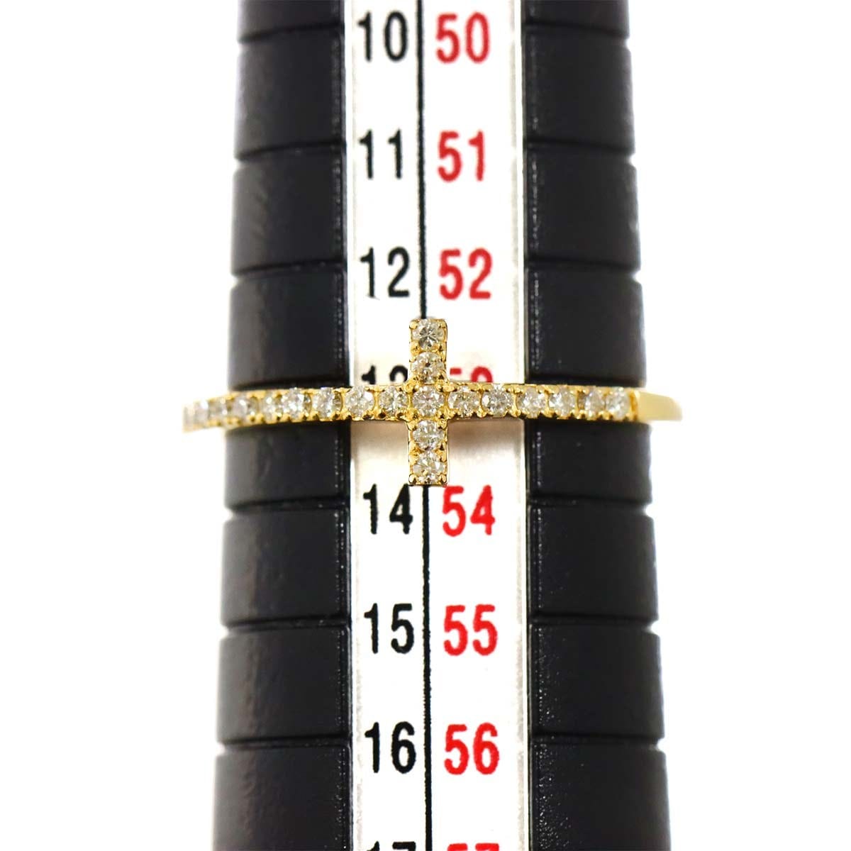 Unbranded Diamond 0.18ct Ring 18K YG Yellow Gold 750 6.25-6.5(US) 90307001
