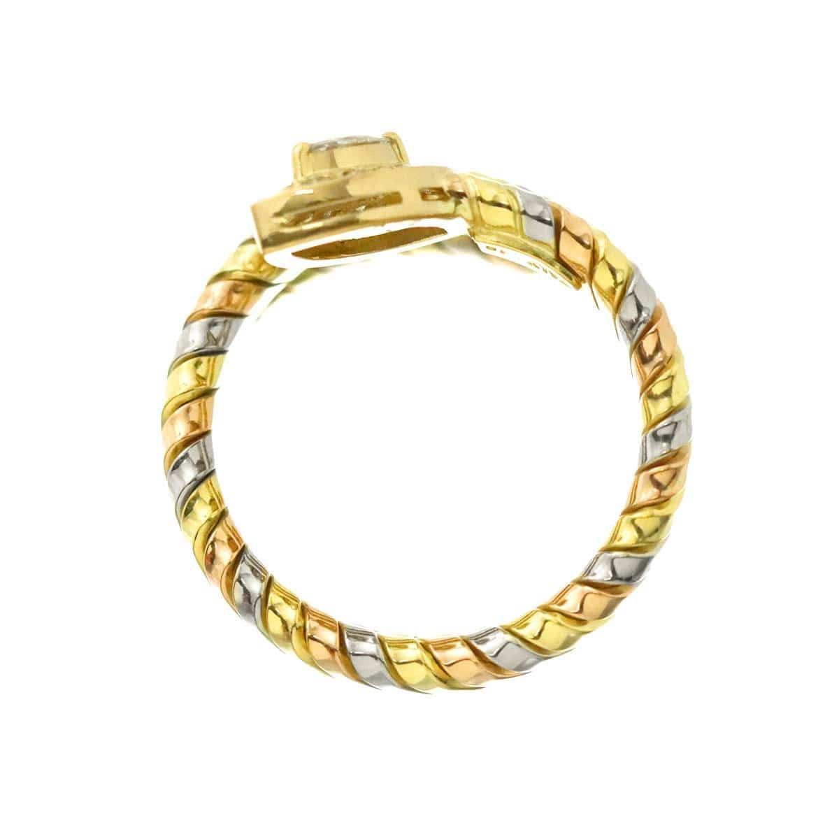 Unbranded Diamond 0.22ct Ring 18K YG PG WG size6(US) 90312254