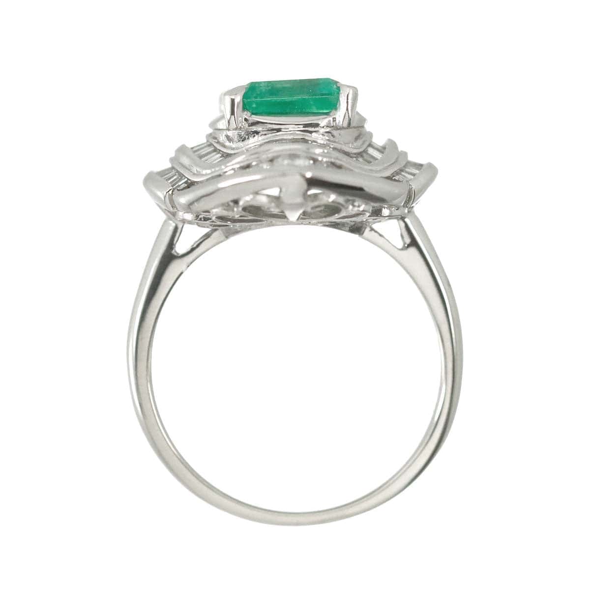 Unbranded Emerald 1.94ct Diamond 0.93ct Ring Pt Platinum size4.75-5(US) 90316322