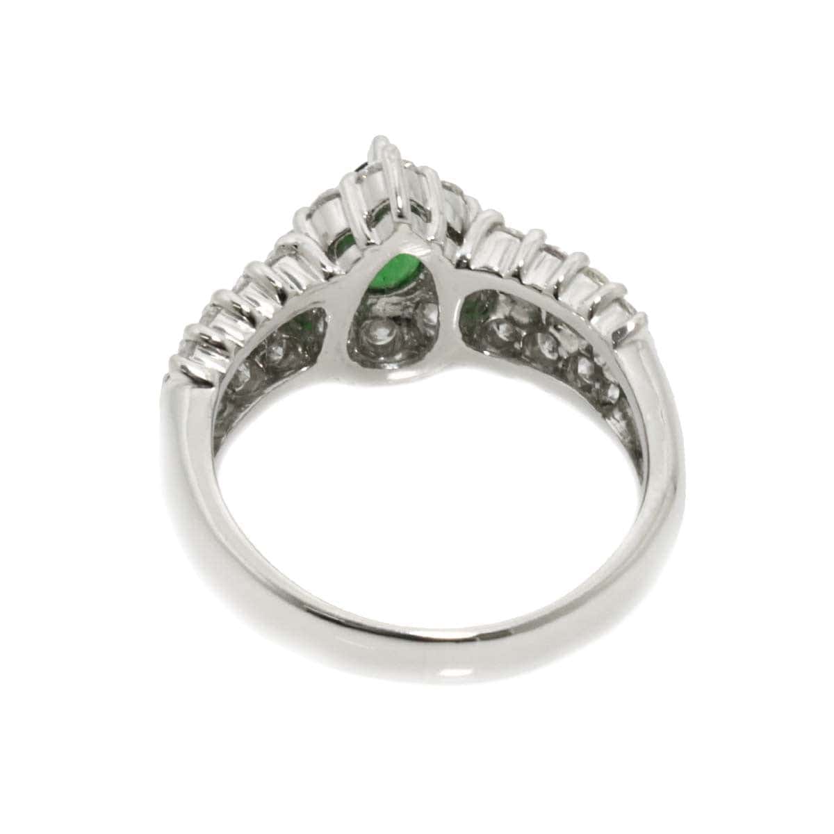 Unbranded Garnet 0.96ct Diamond 1.23ct Ring Pt Platinum size6.75(US) 90302425