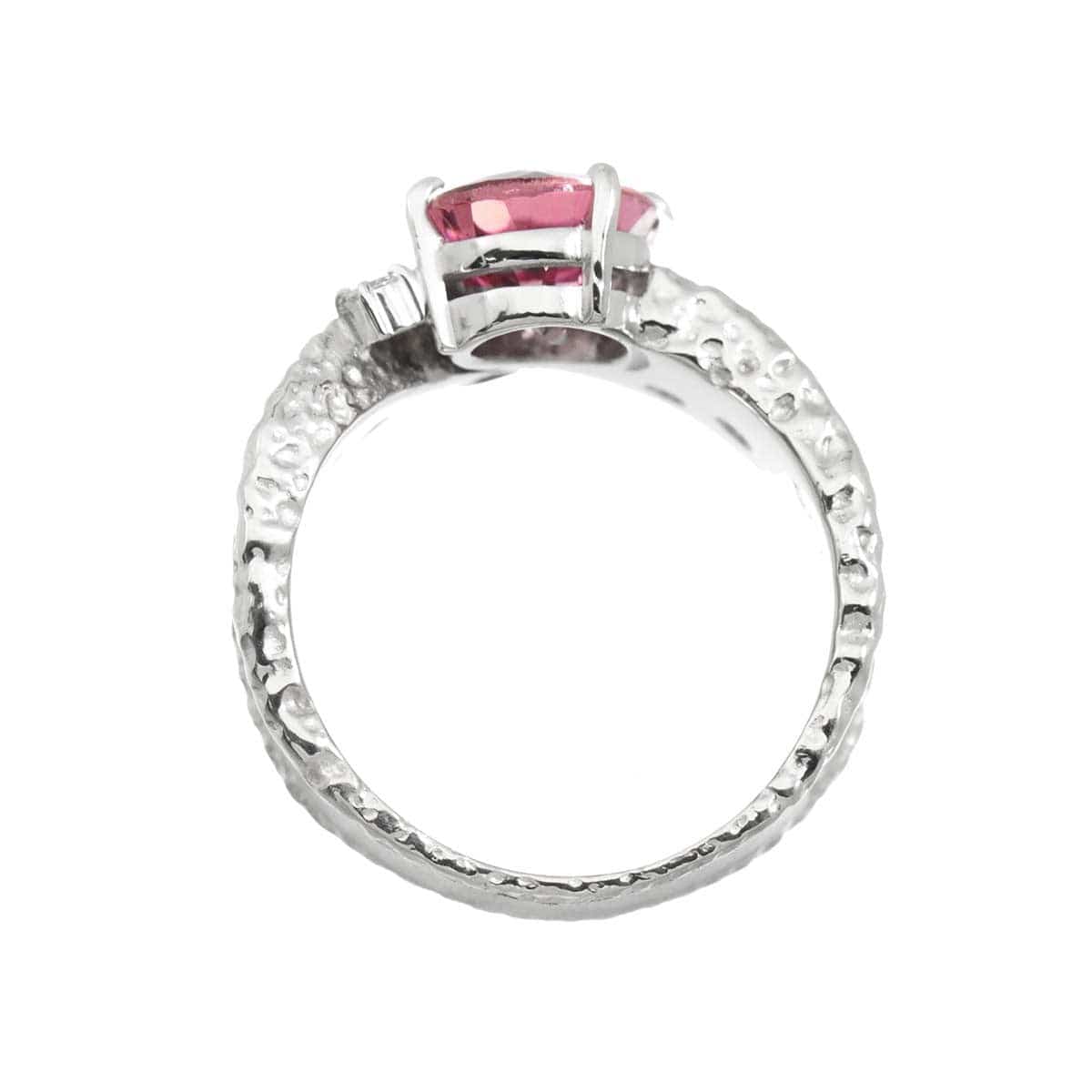 Unbranded Tourmaline 2.02ct Diamond 0.12ct Ring Pt Platinum size6-6.25(US) 90314999