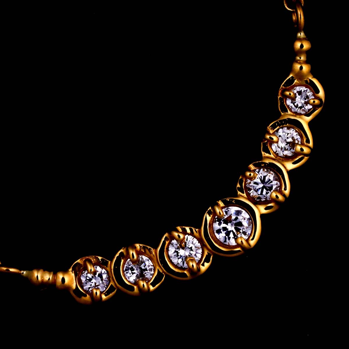 UNOAERRE UNOAERRE Diamond 0.15ct Necklace 18K YG 750 90291358