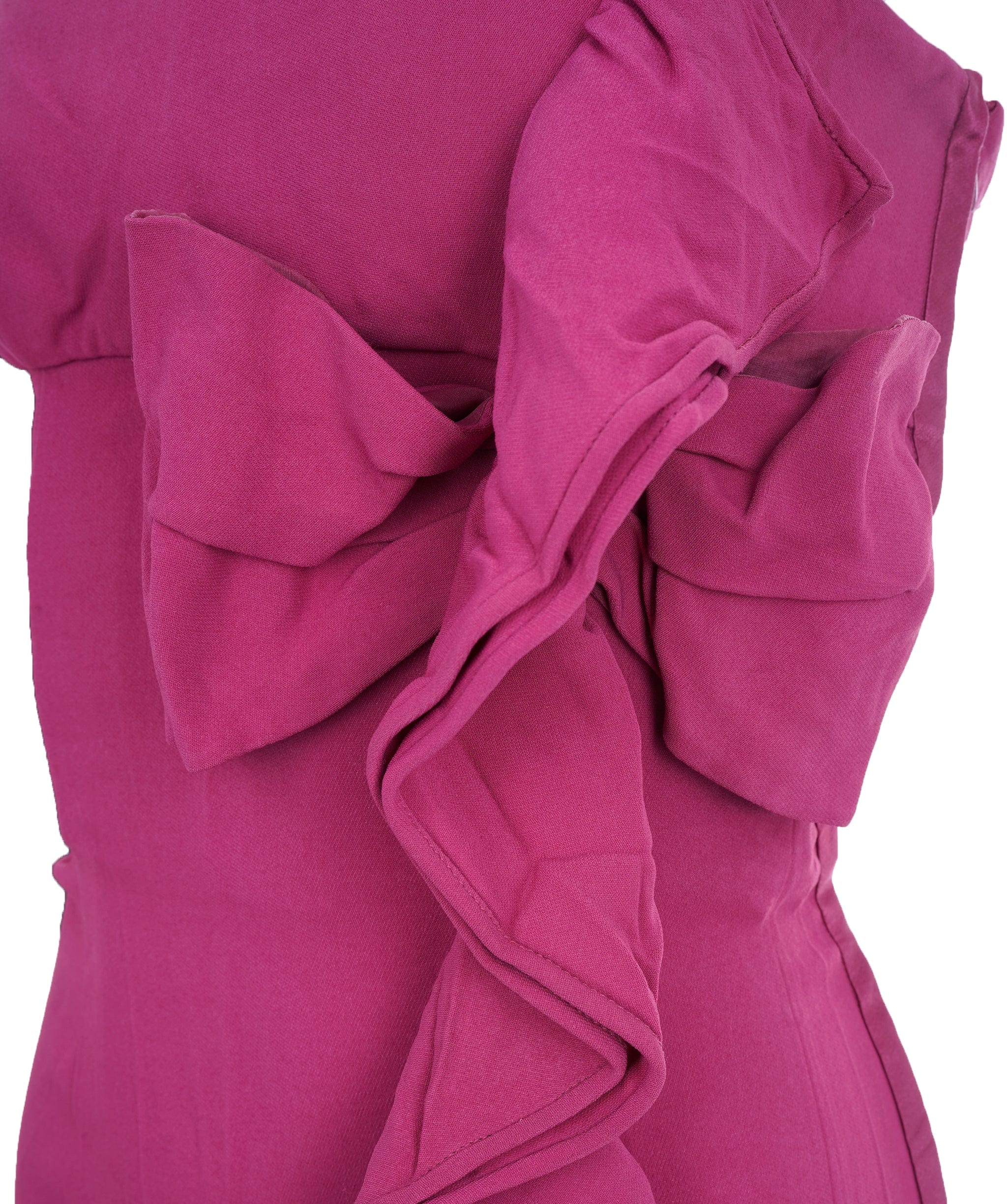 Valentino Valentino Pink Ruffle Runway Dress ALC2676