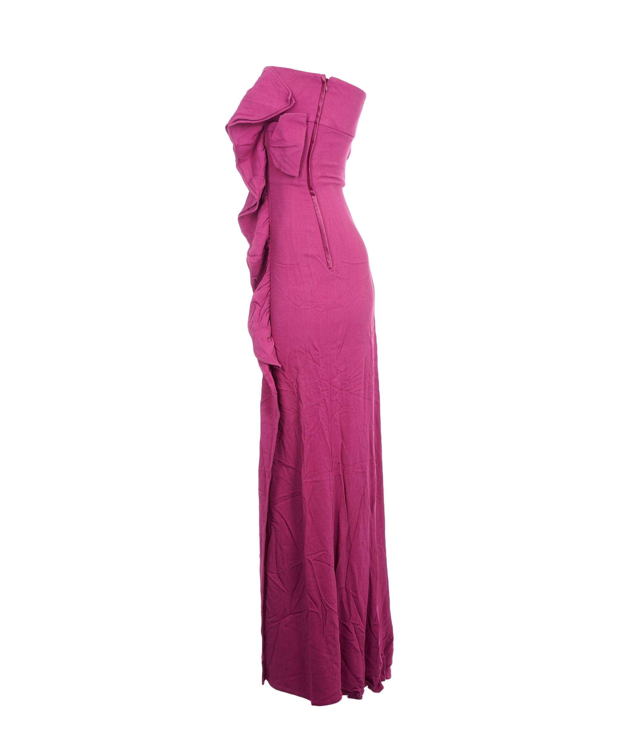 Valentino Valentino Pink Ruffle Runway Dress ALC2676