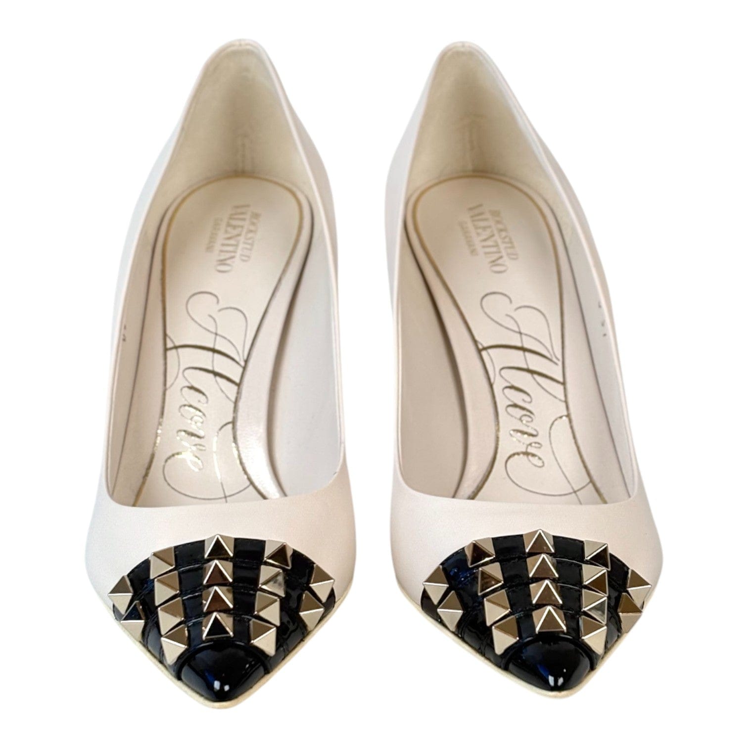 Valentino Valentino Cream High Heel Shoes #37