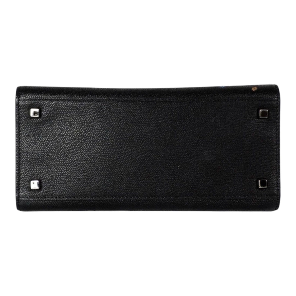 Valextra Valextra Small Black Iside Floral Print Bag