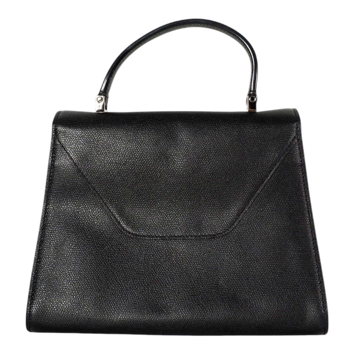 Valextra Valextra Small Black Iside Floral Print Bag