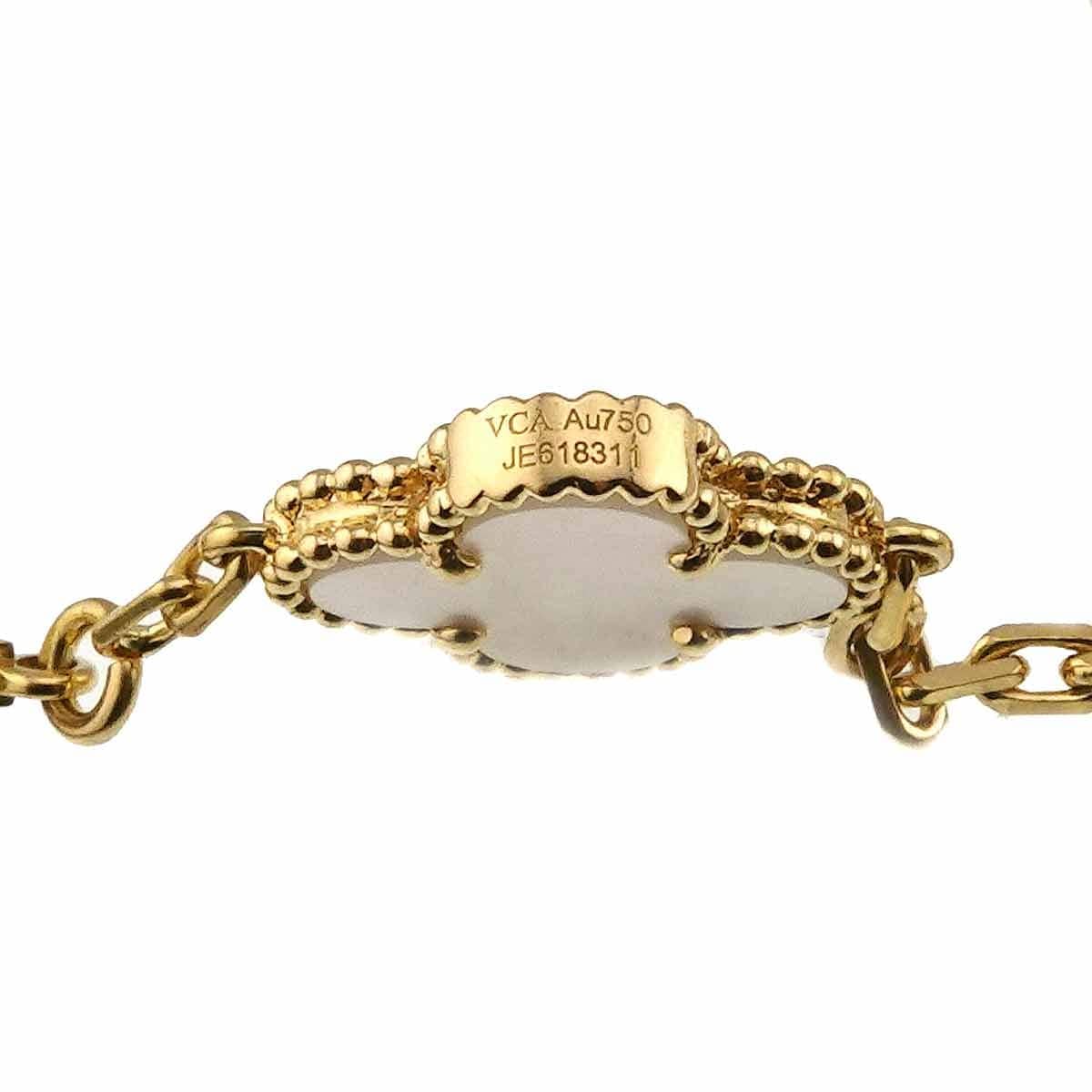 Van Cleef Arpels Van Cleef Arpels Vintage Alhambra Mother of Pearl Bracelet 18K YG 750 90290422