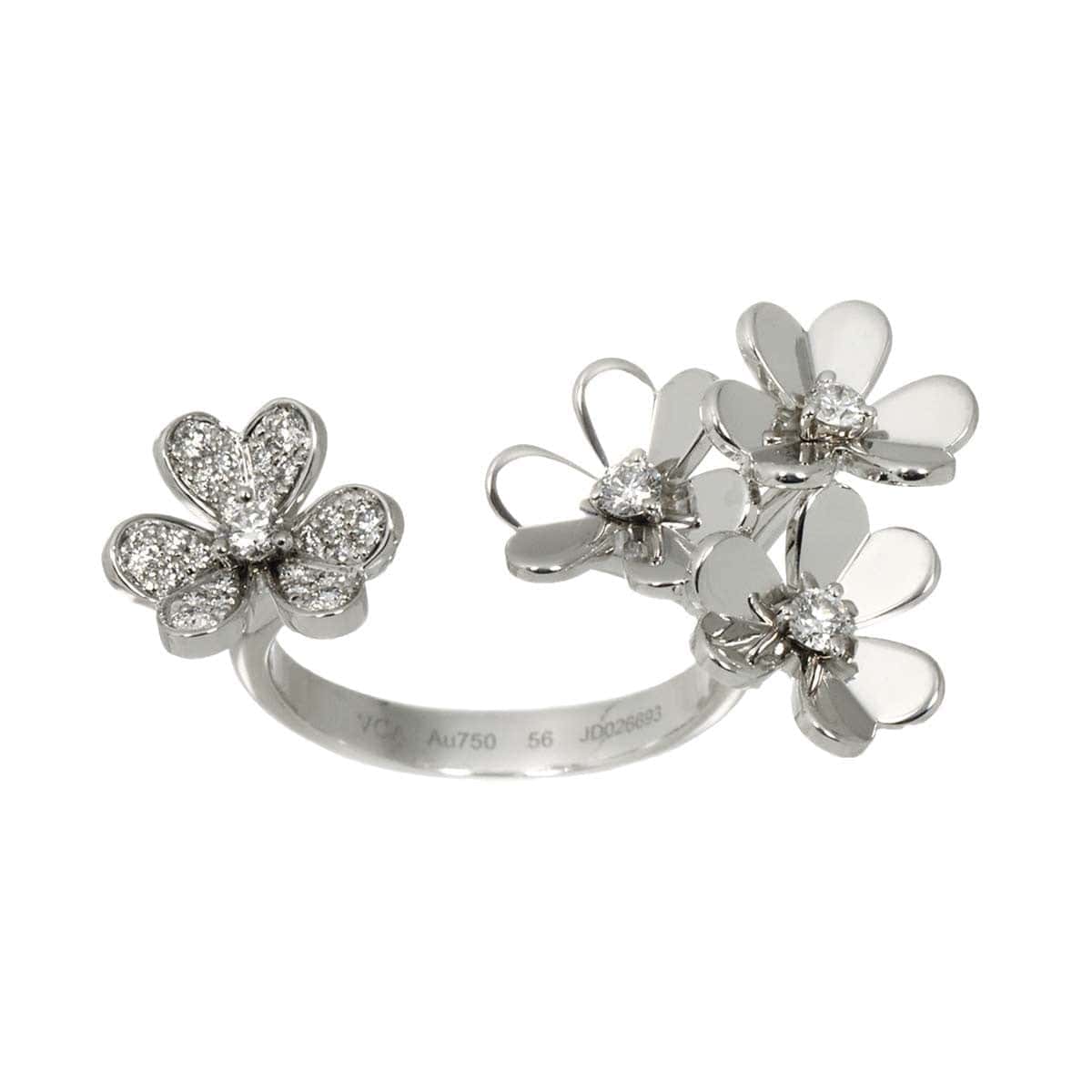 Van Cleef Arpels Van Cleef Arpels FRIVOLE Diamond Ring 18K WG 750 size56 7.5(US) 90306611