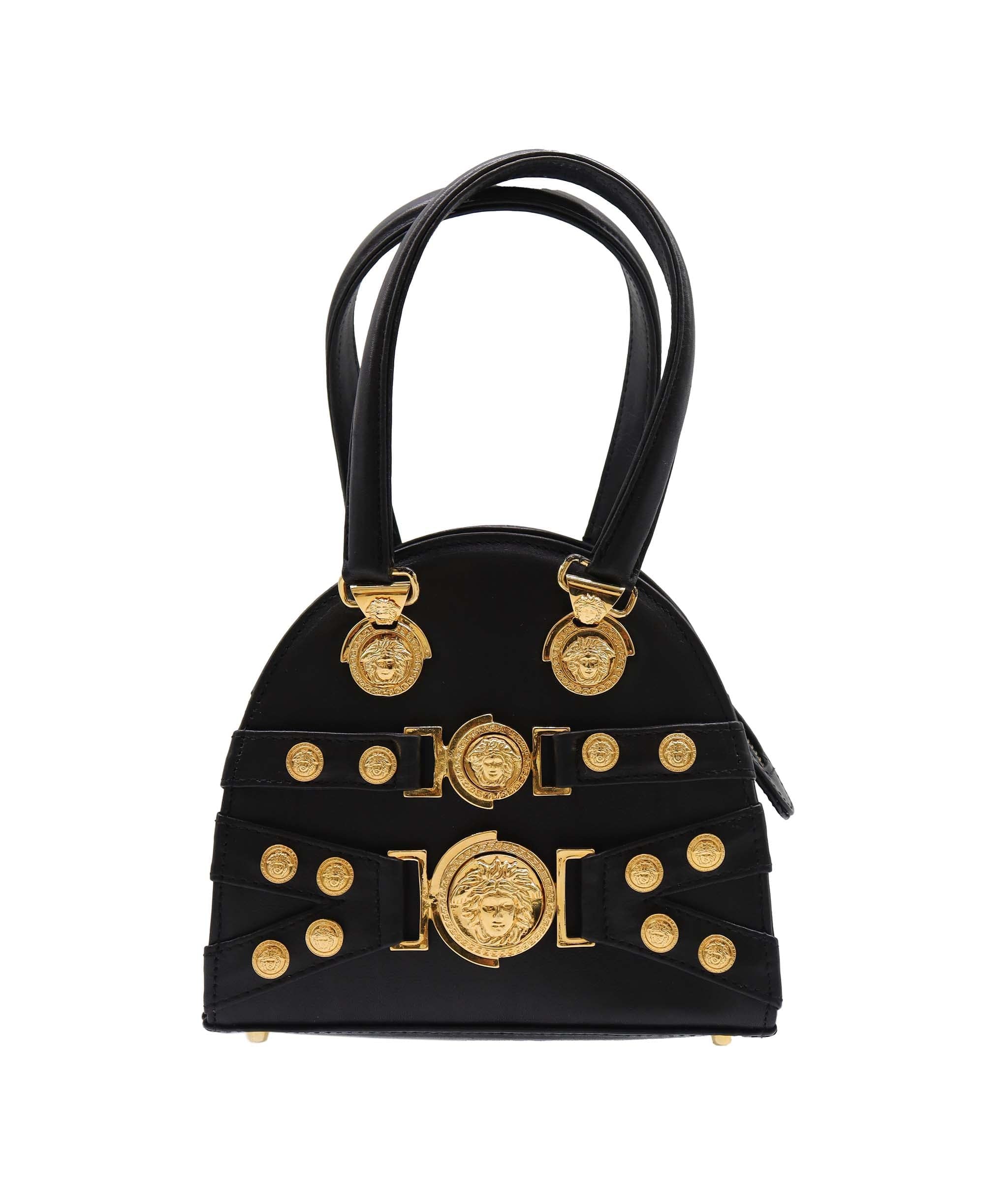 Versace Gianni Versace Medusa 2way bag Balck Gold - DXBS1950