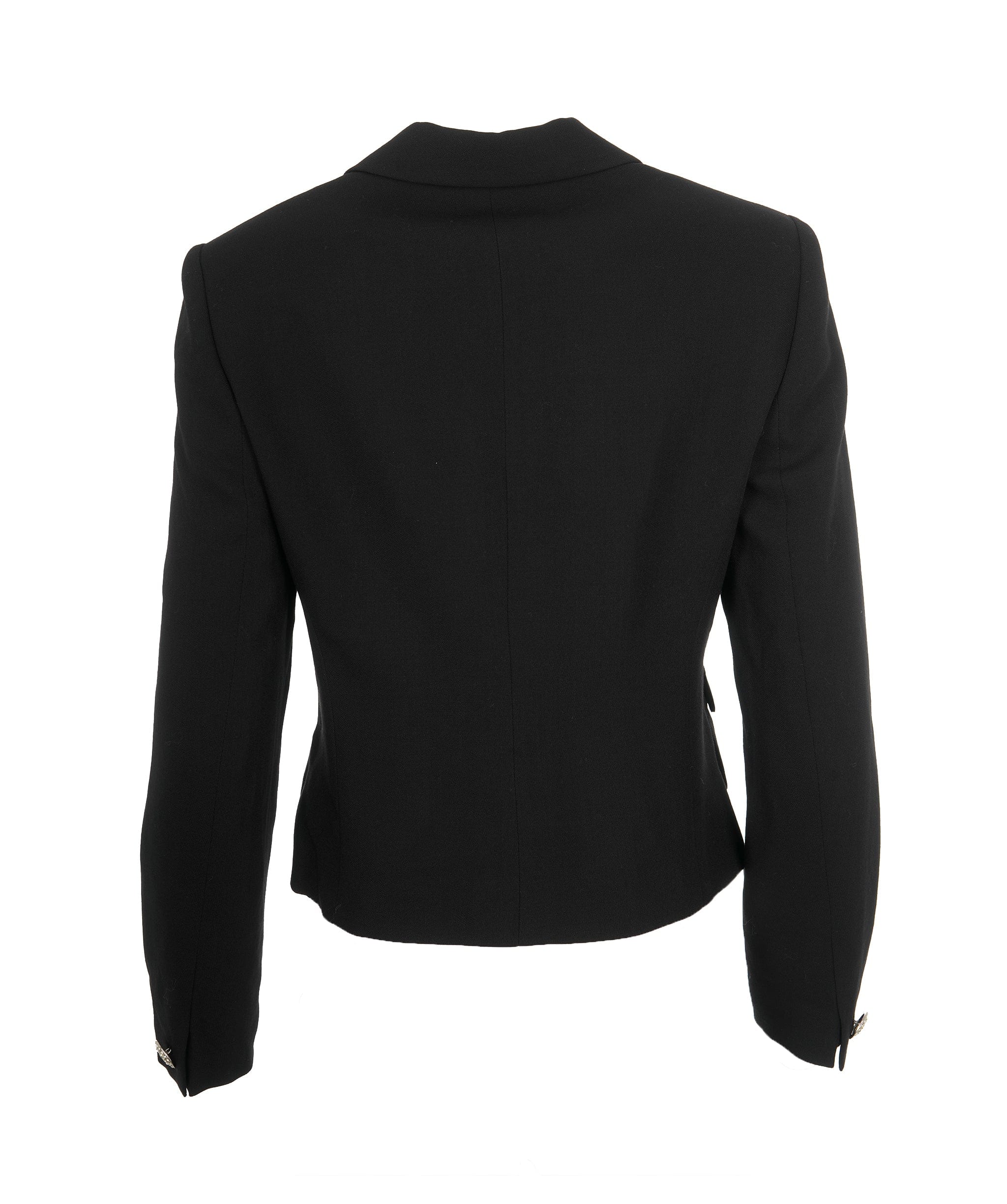 Versace Versace Classic V2 90s Pure Wool Bespoke Rhinestone Button Fitted Blazer - S/M ALL0952