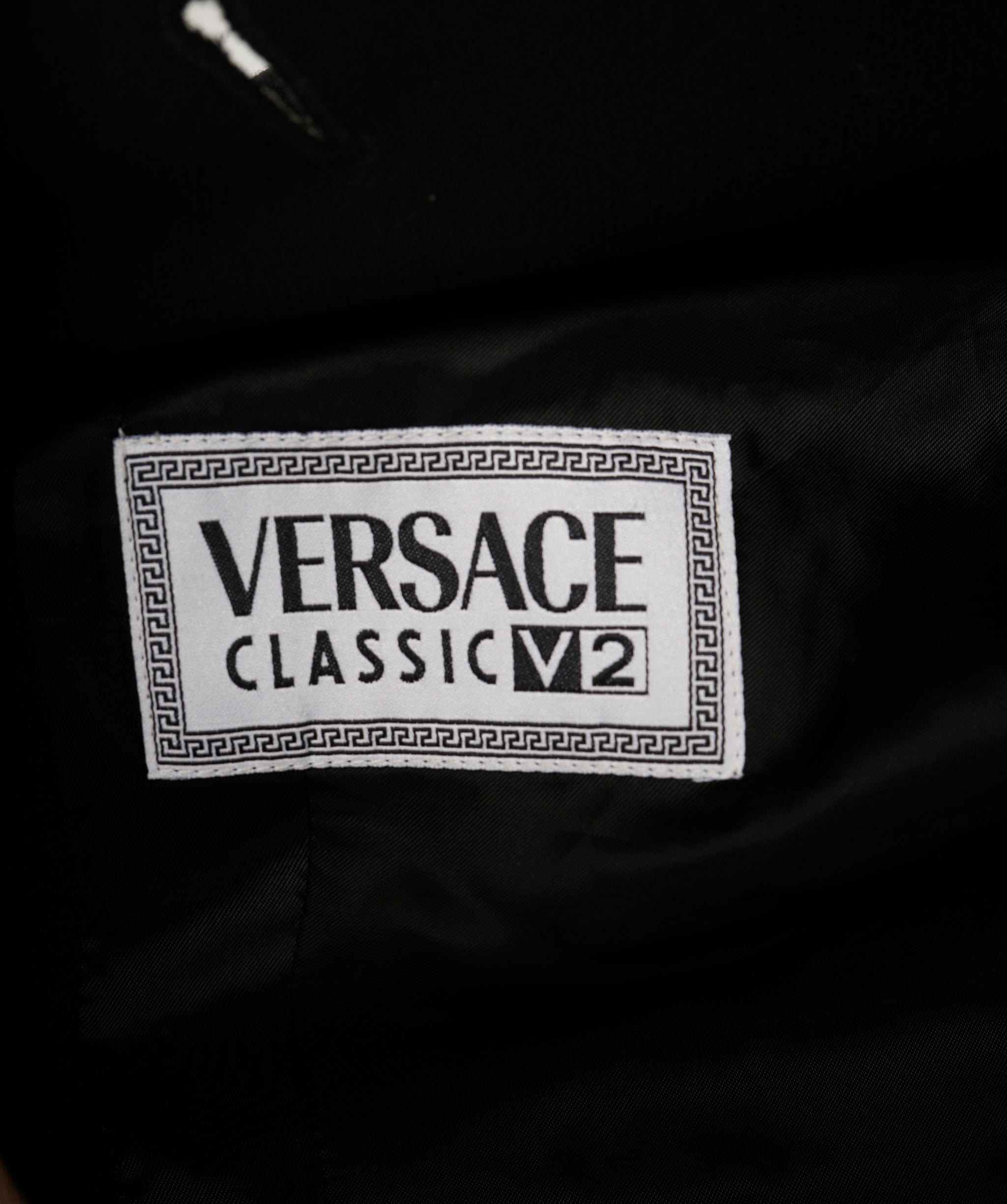 Versace Versace Classic V2 90s Pure Wool Bespoke Rhinestone Button Fitted Blazer - S/M ALL0952