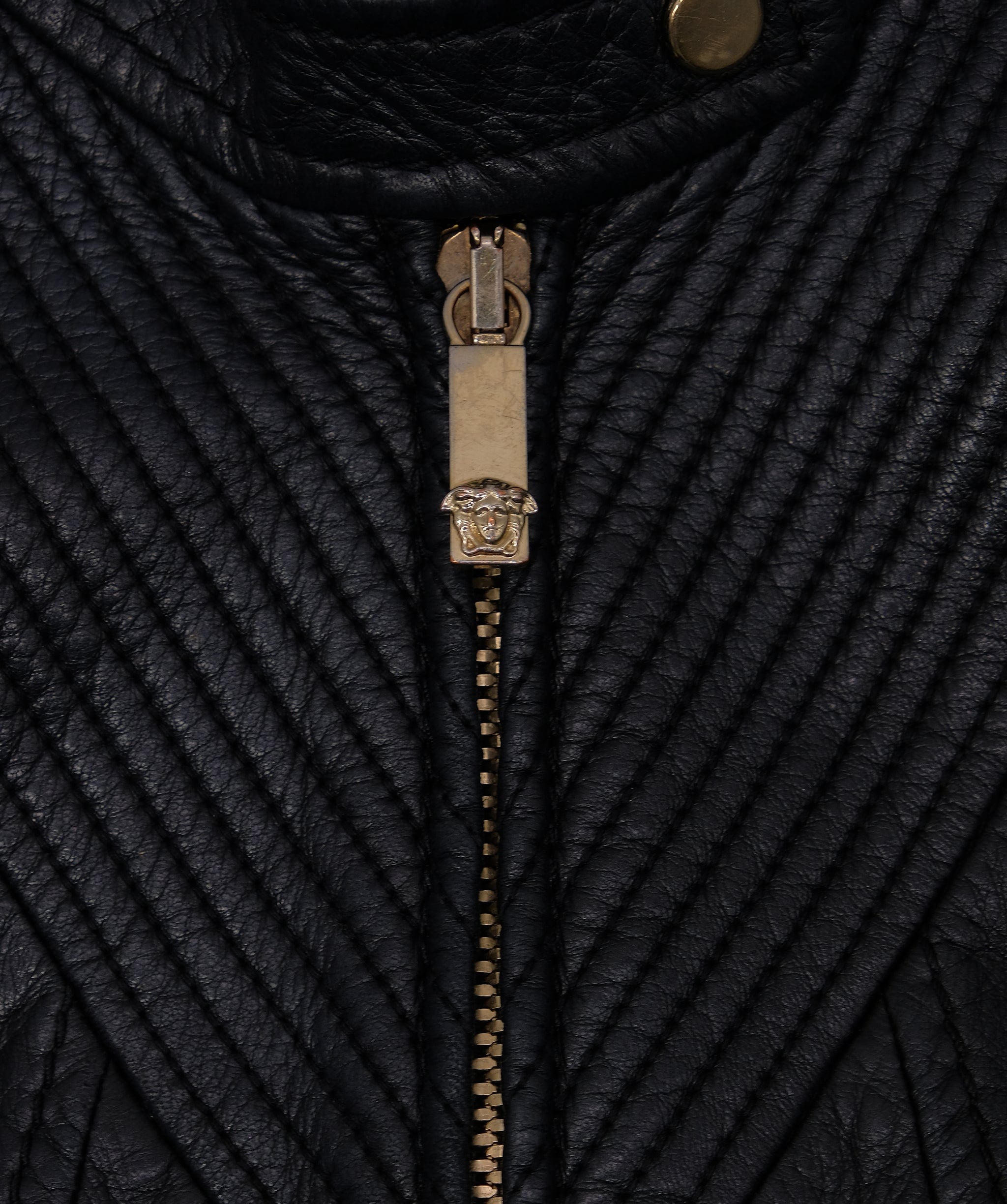 Versace Versace Leather Jacket black RJC3179