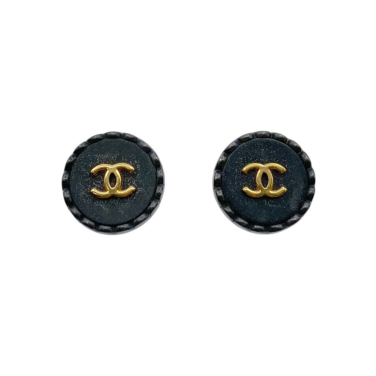 VINTAGE LOVER PURPOSE CHANEL VINTAGE EARRINGS COCOMARK ROUND ACCESSORY 96P 90264445