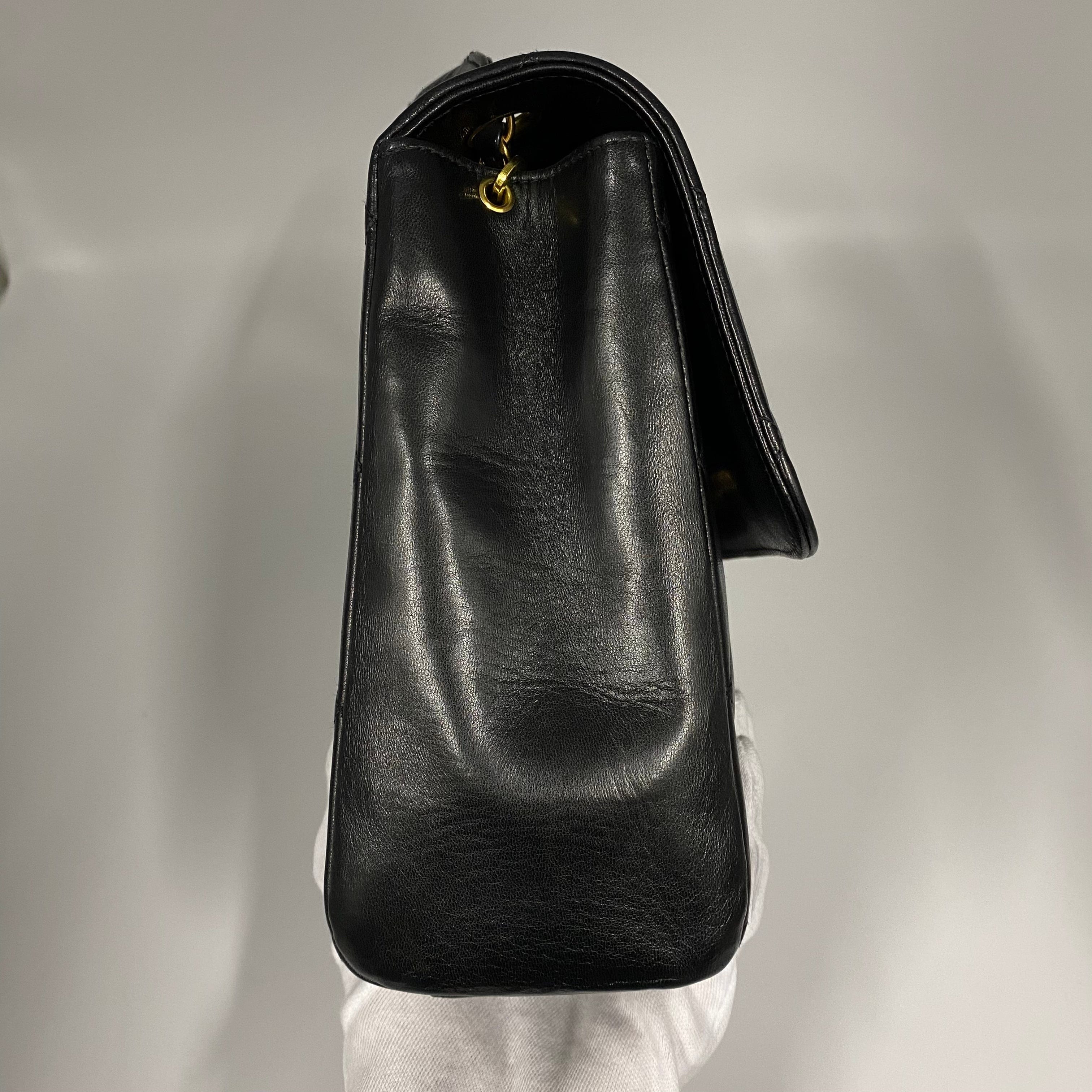 VINTAGE LOVER PURPOSE CHANEL VINTAGE MATELASSE CHAIN SHOULDER BAG BLACK LAMB SKIN 90215296