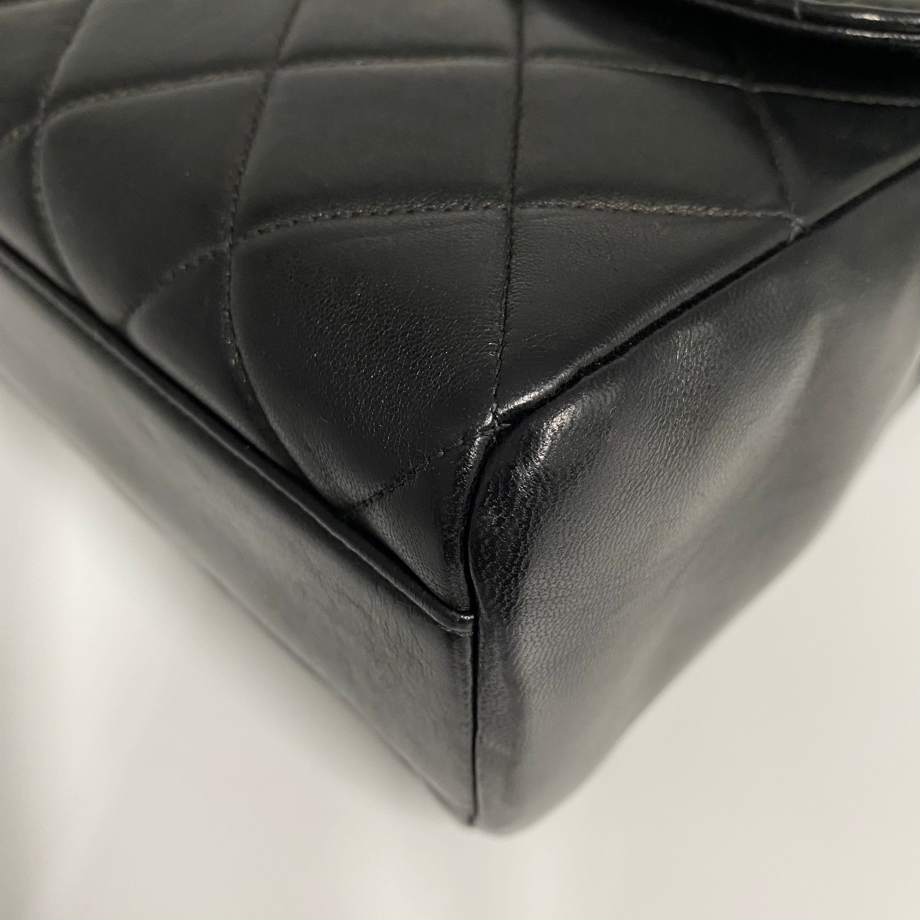 VINTAGE LOVER PURPOSE CHANEL VINTAGE MATELASSE CHAIN SHOULDER BAG BLACK LAMB SKIN 90215296