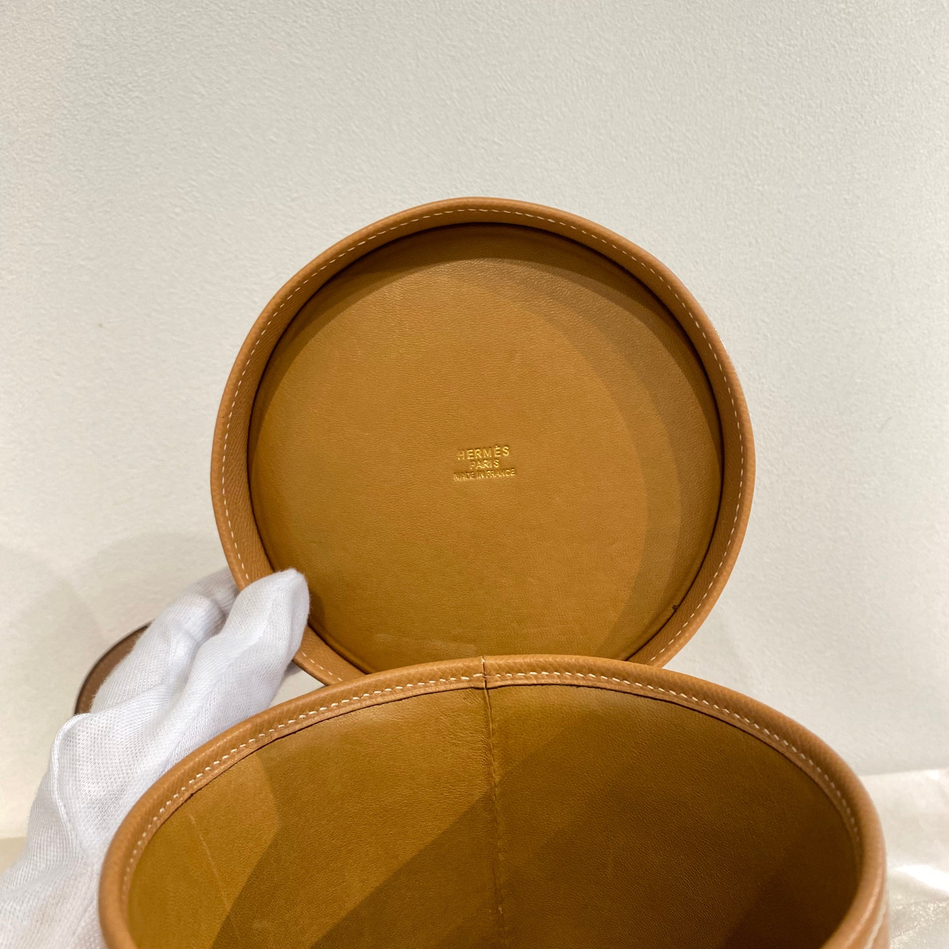 VINTAGE LOVER PURPOSE HERMES TAMBLE GOLD COUCHEVEL SHOULDER BAG 〇S 90208964