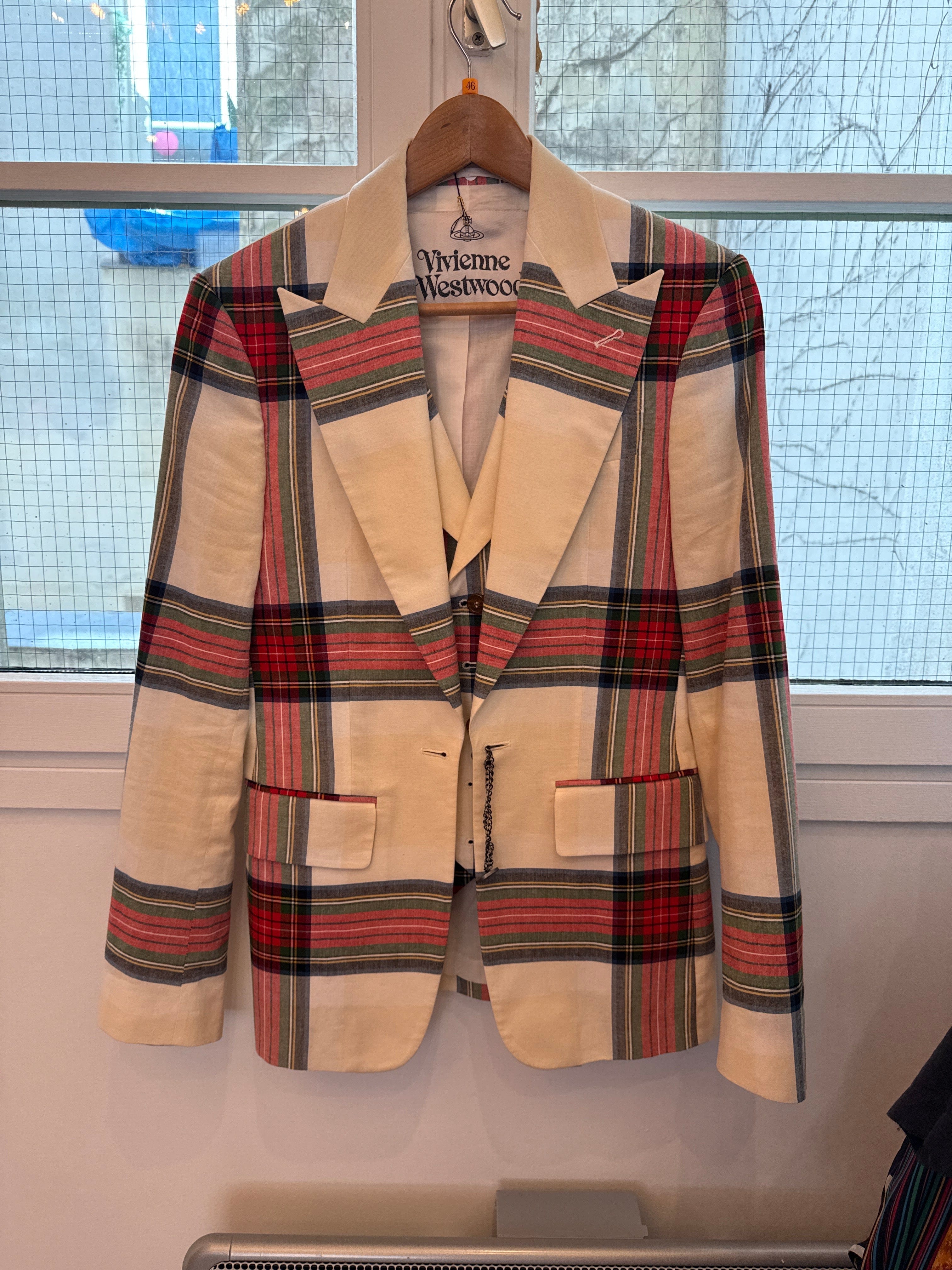 VIVIENNE WESTWOOD VIVIENNE WESTWOOD Muticolor checked jacket AGC2672