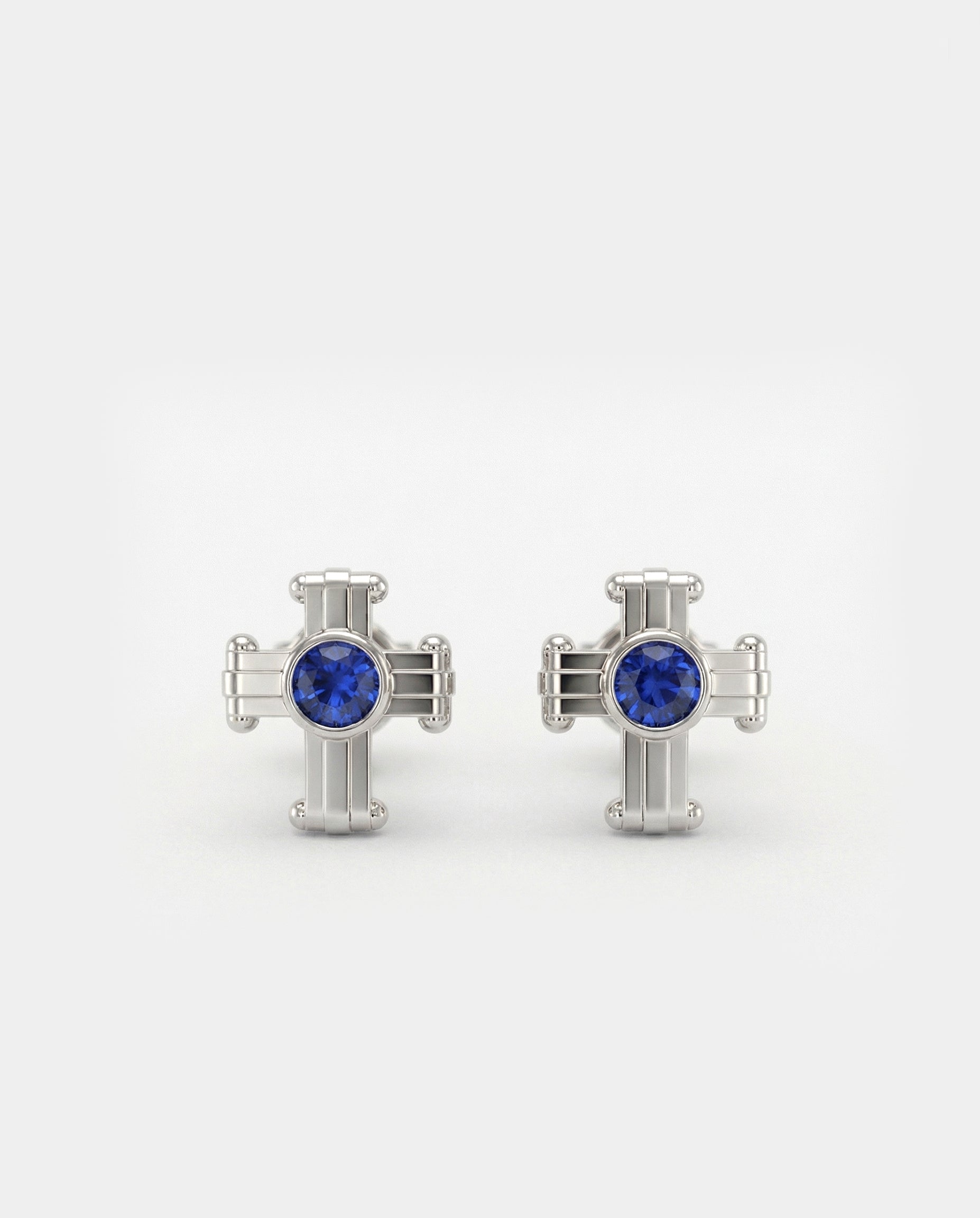 Rivet Ear Cross Studs
