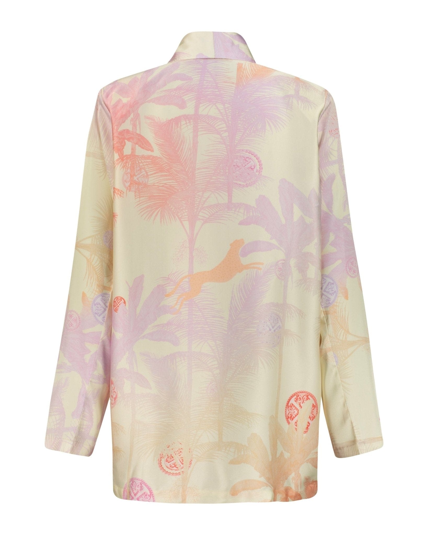 White Hello Jacket Jane Tiger Lace Pastel | بلوزة نسائية Jane
