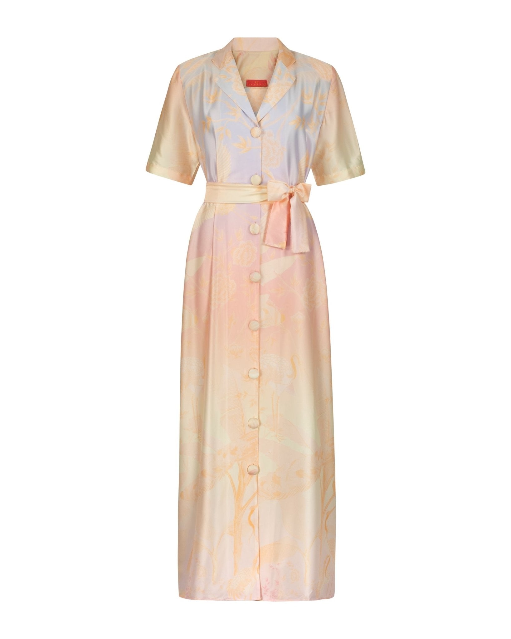 WhiteHello Dress Melba Peacock Gradient / فستان نسائي Melba