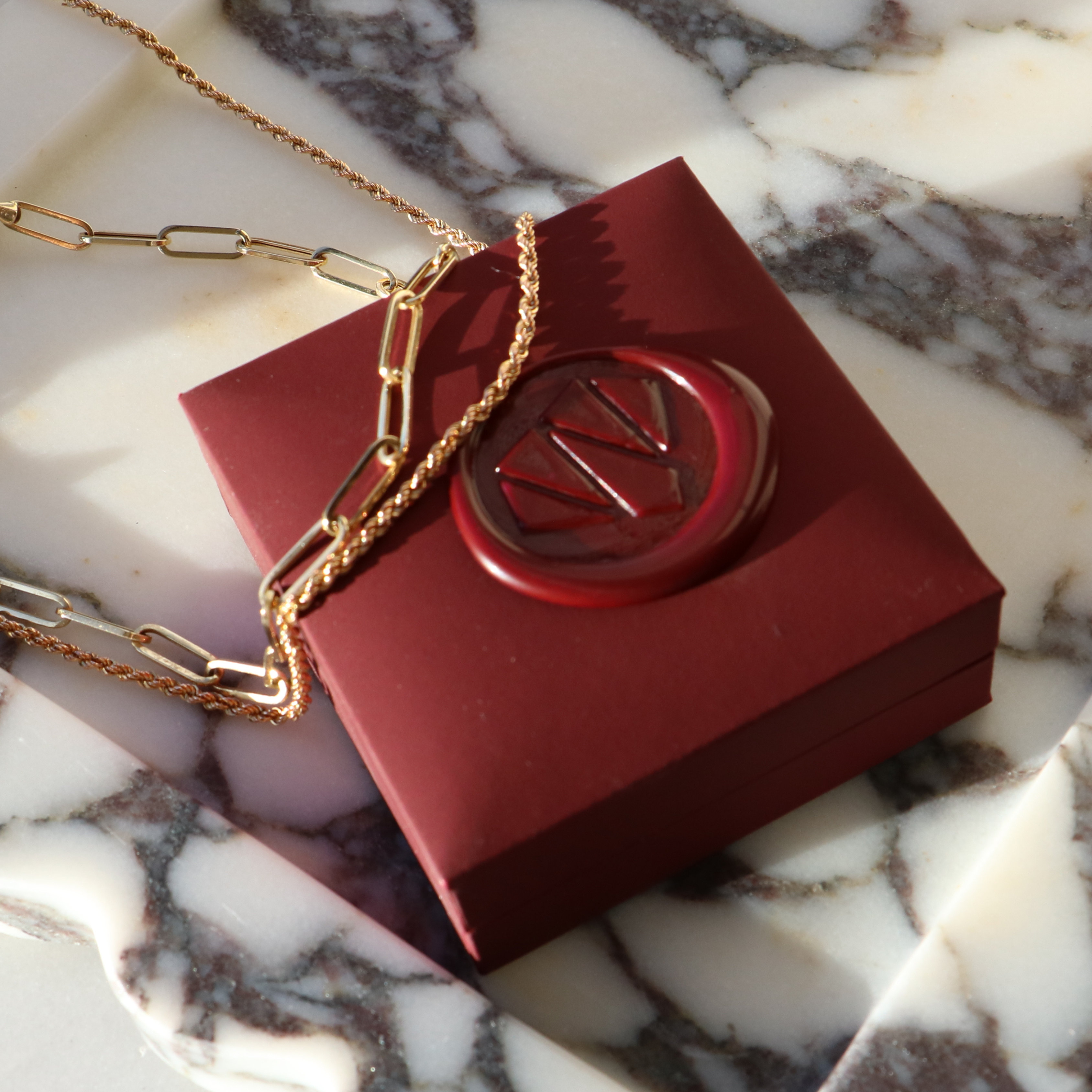 Willow Fine Jewellery 9ct Gold Vintage Rope Chain 18”